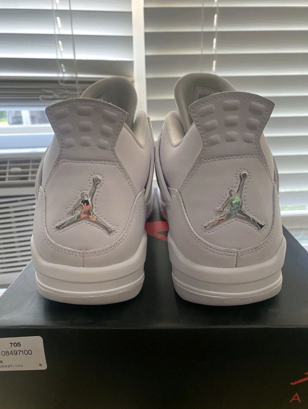 Jordan Brand Jordan 4 Retro Pure Money (2017) Size 11.5, NEW W/ DEFECTS Size US 11.5 / EU 44-45 - 5 Thumbnail