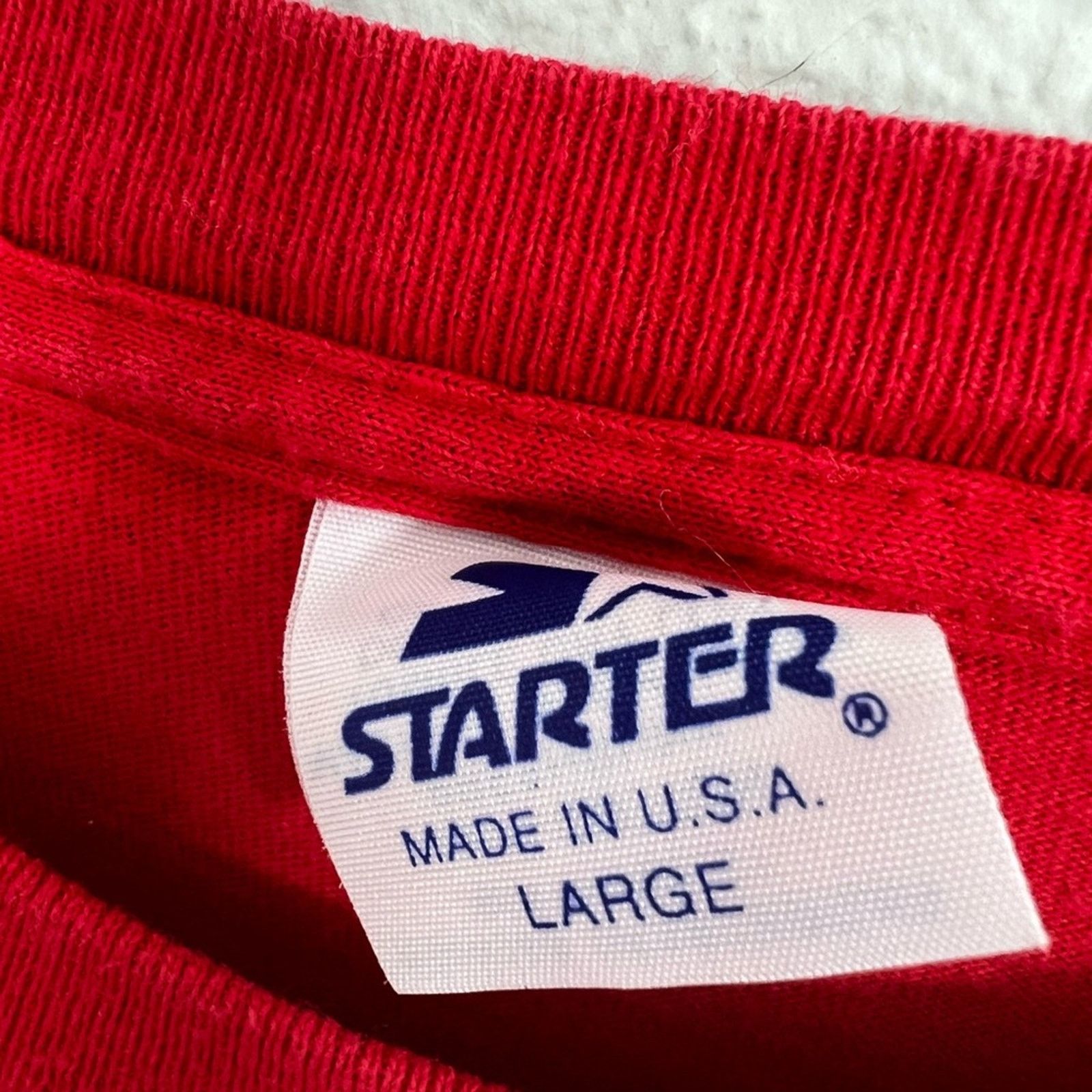 Starter VINTAGE 90’S DETROIT RED WINGS STARTER SHIRT MADE USA CLEAN Size US L / EU 52-54 / 3 - 5 Thumbnail