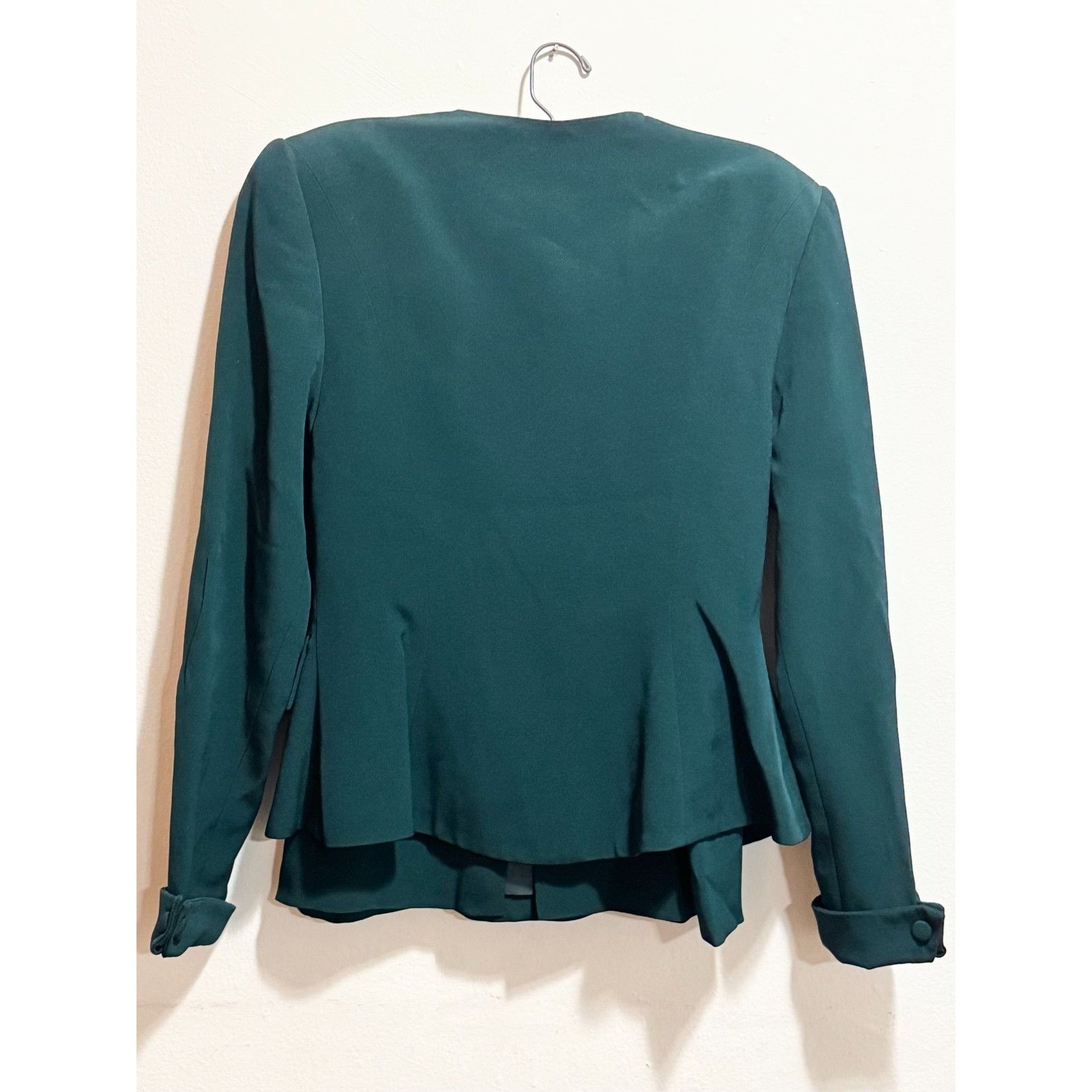 Other Menekshe custom couture green blazer jacket & pencil skirt s Size ONE SIZE - 7 Thumbnail