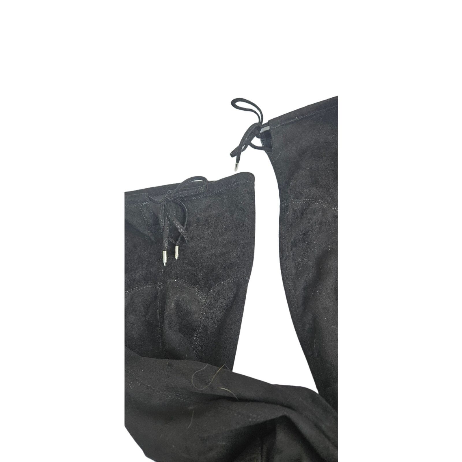 Marc Fisher Thigh High Over the Knee Black Boots with 2.5" Heel Size 8.5 Size US 8.5 / IT 38.5 - 10 Thumbnail