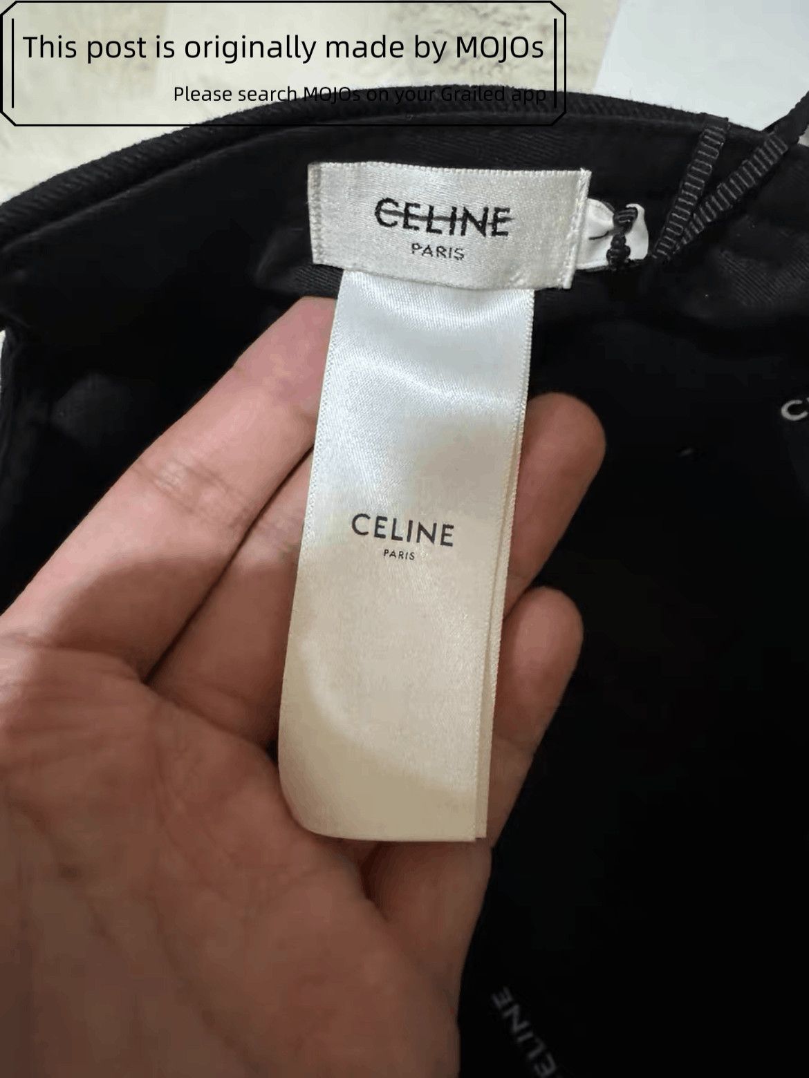 Celine Sz L Celine Logo Scale Baseball Hat Size ONE SIZE - 4 Thumbnail