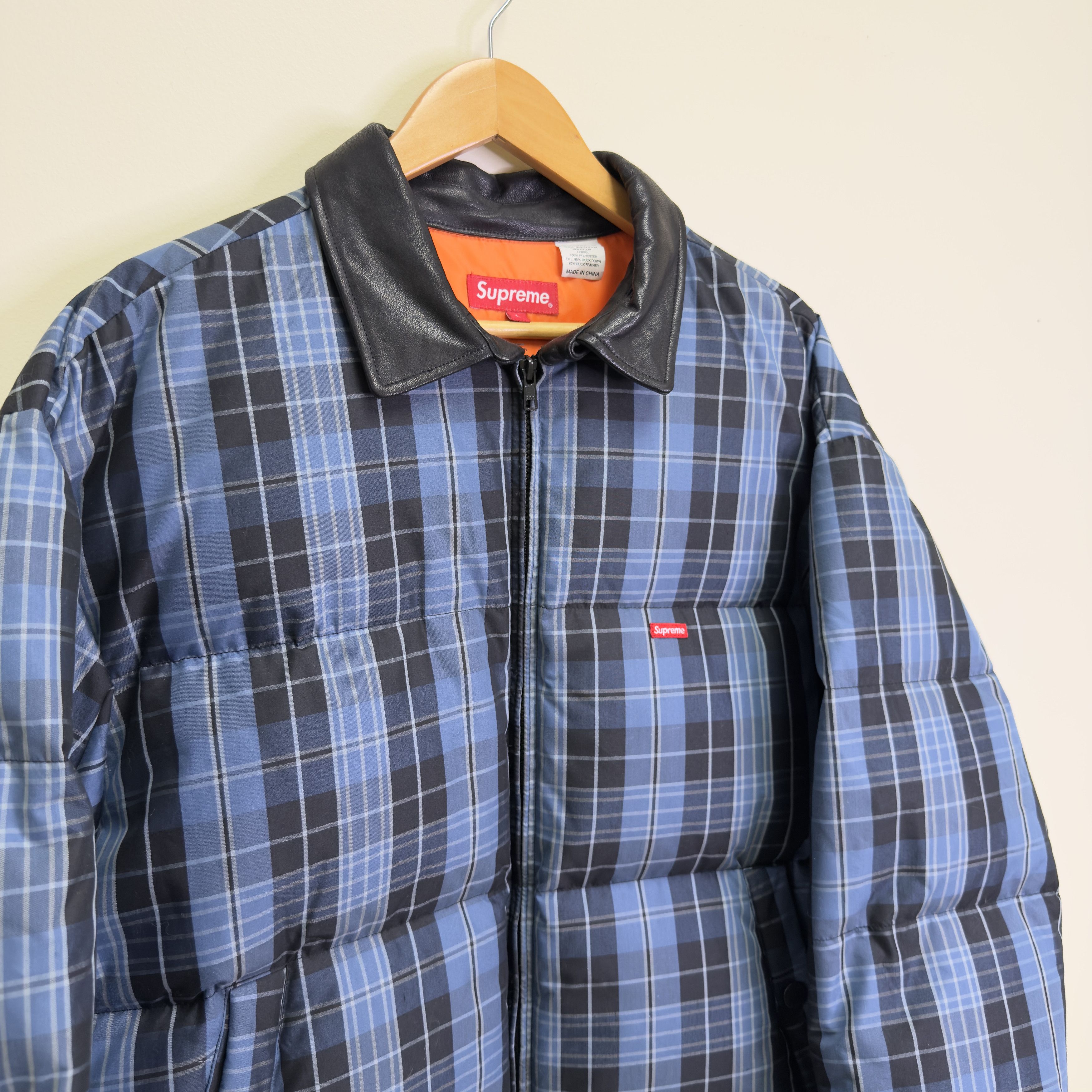 Supreme Supreme Leather Collar Puffer Size US L / EU 52-54 / 3 - 2 Thumbnail