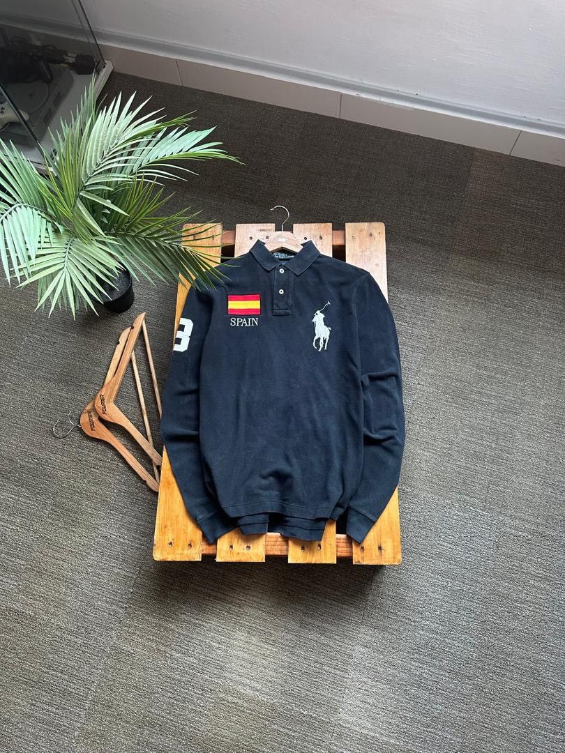 Polo Ralph Lauren × Vintage VINTAGE POLO RALPH LAUREN SPAIN #3 LONGSLEEVE Size US XS / EU 42 / 0 - 2 Thumbnail