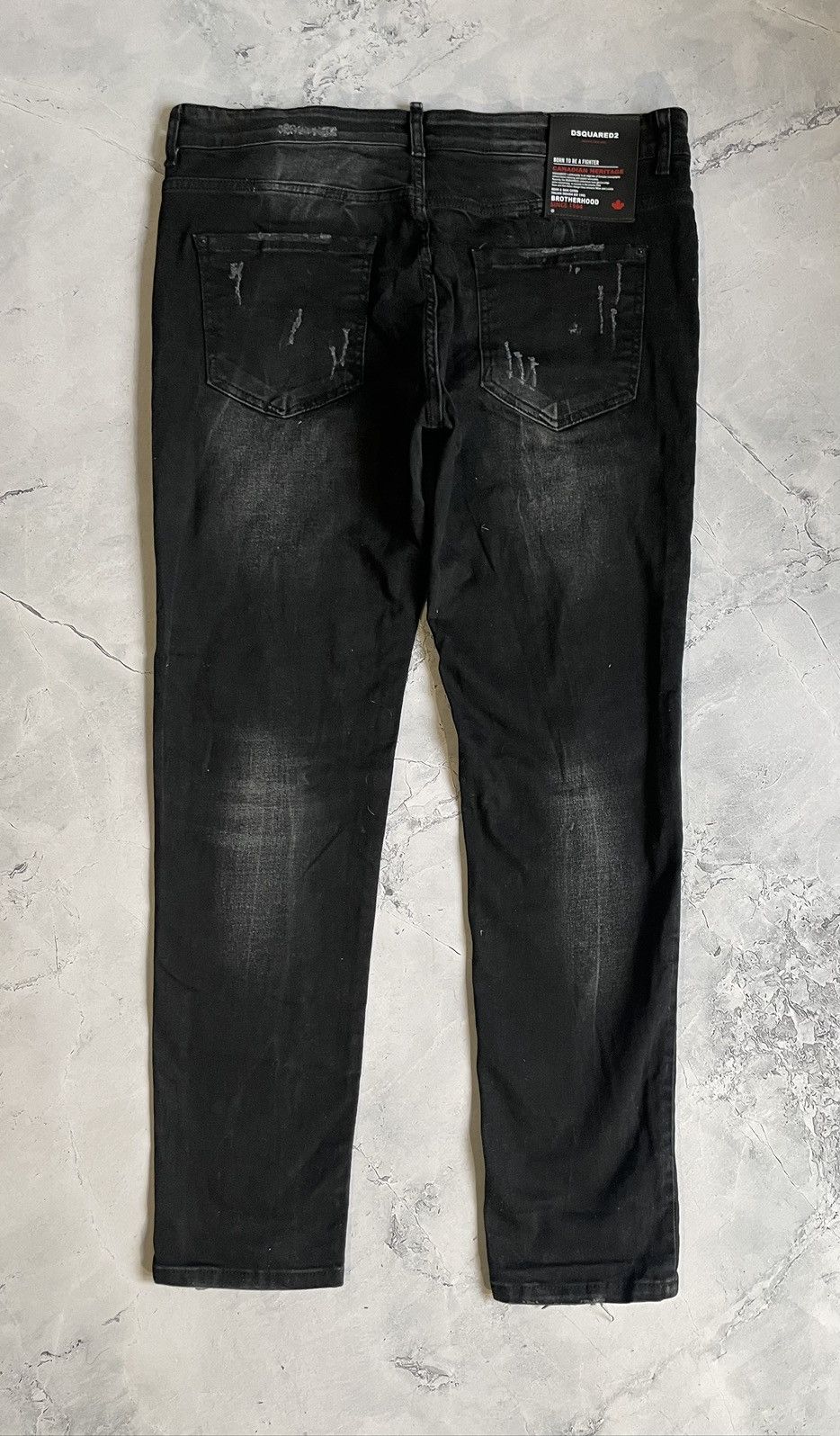 Dsquared2 Dsquared2 Distressed Denim Painted Pants Size US 36 / EU 52 - 3 Thumbnail