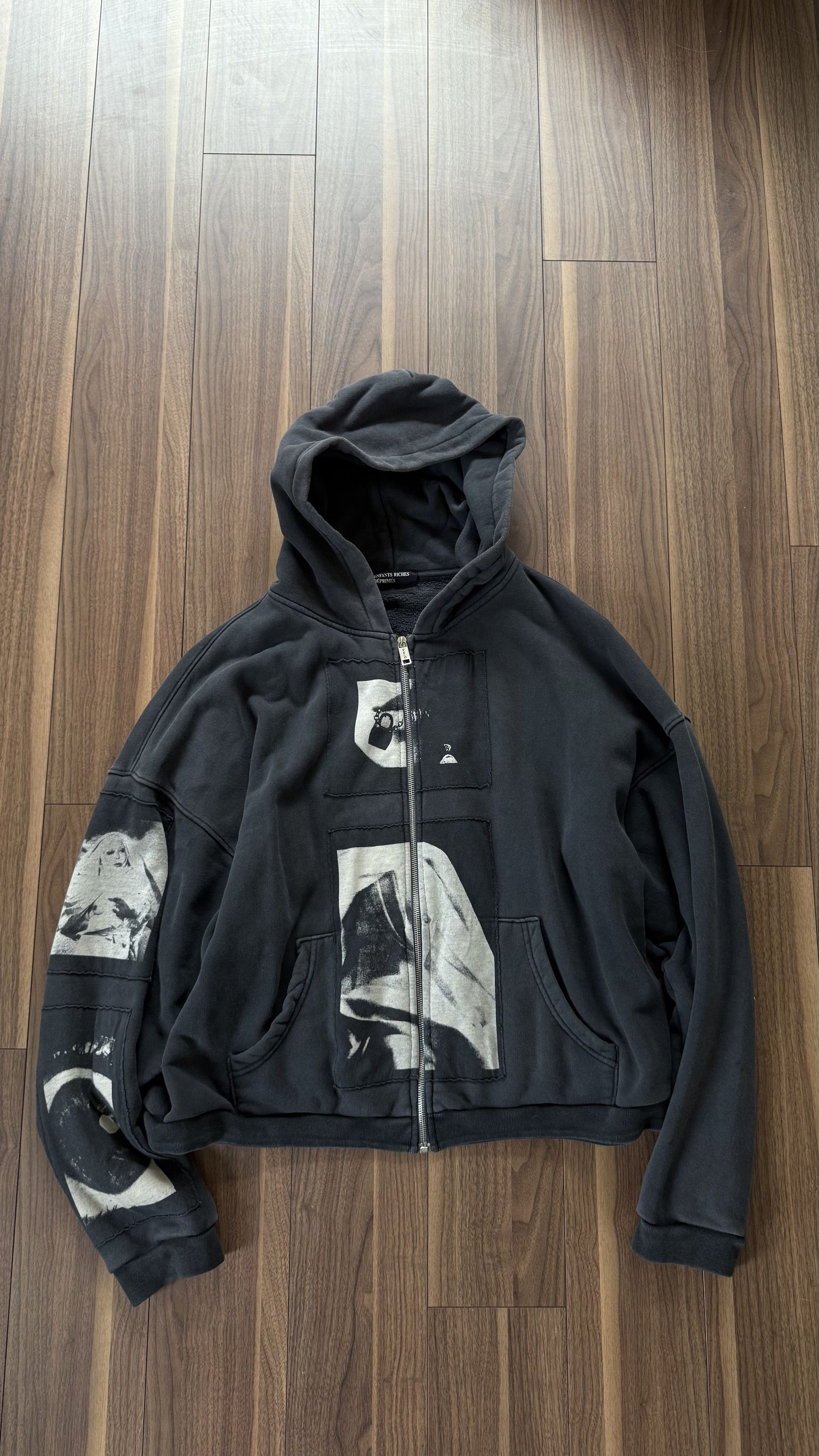 ENFANTS RICHES DEPRIMES MADONNA ASSEMBLAGE ZIP HOODIE