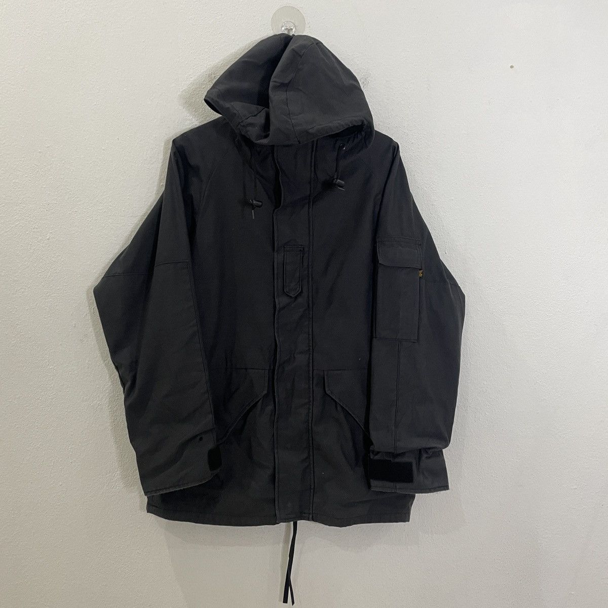 Alpha Industries Vintage 90s Alpha Industries Button Ups Jacket Size US L / EU 52-54 / 3 - 1 Thumbnail