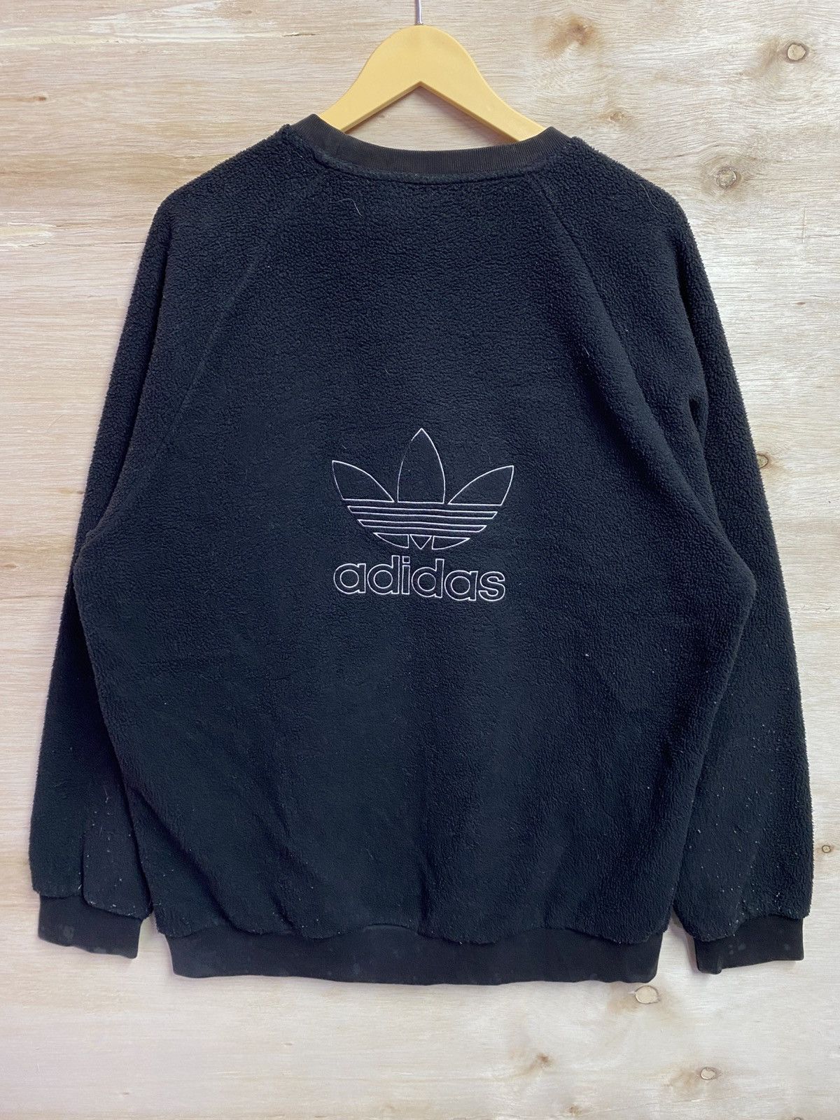 Adidas Adidas big logo fleece sweatshirt Size US XL / EU 56 / 4 - 8 Thumbnail