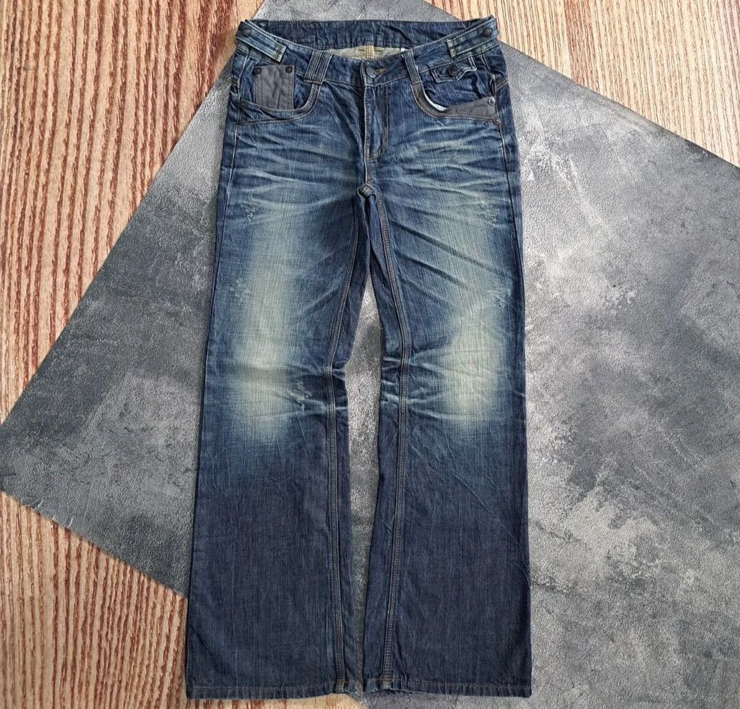 Vintage Japanese denim flare