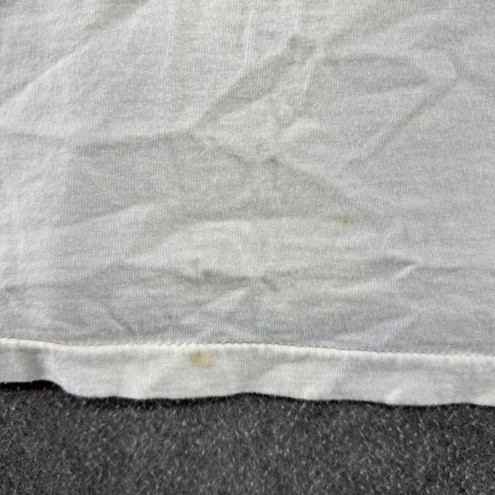 Vintage VINTAGE Hazelwoods Bald Eagle Shirt Mens XL White Graphic 90s Crew Neck Short Sleeve Cotton T-Shirt AOP Wraparound Single Stitch 90s Size US XL / EU 56 / 4 - 4 Thumbnail