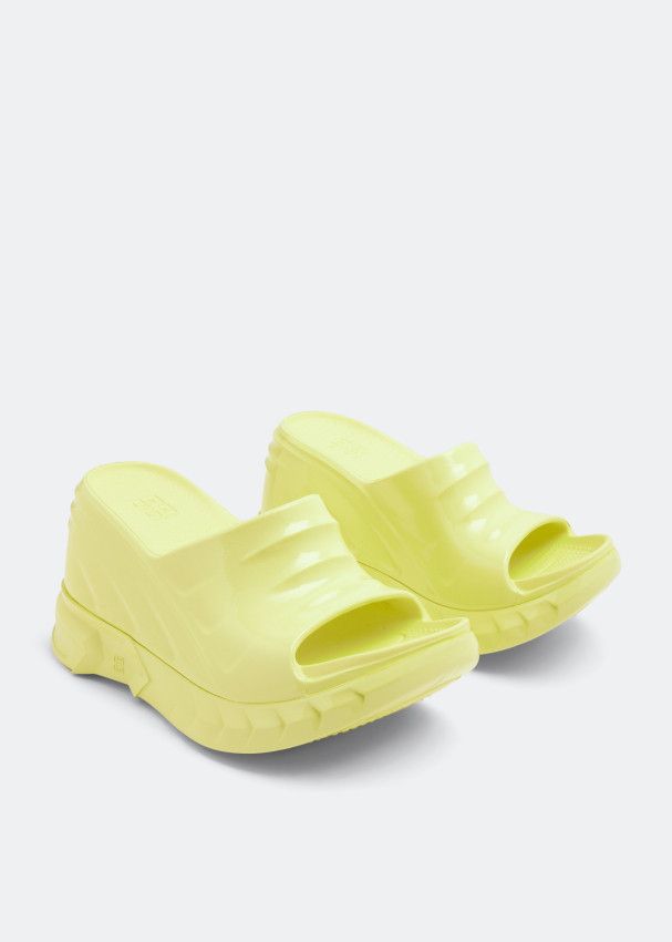 Givenchy o1srvl11e0225 Marshmallow Sandals in Yellow Size US 8 / IT 38 - 4 Thumbnail