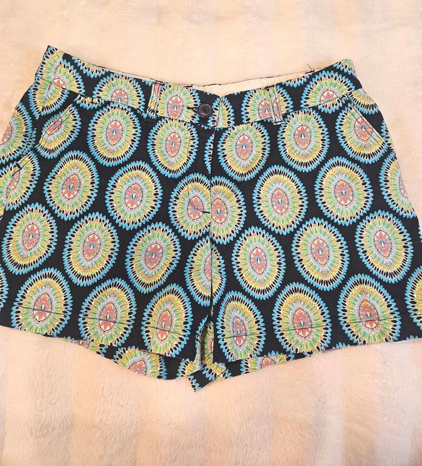 Designer Crown & Ivy Printed Shorts - Vibrant Pattern Size 34" / US 12 / IT 48 - 1 Thumbnail