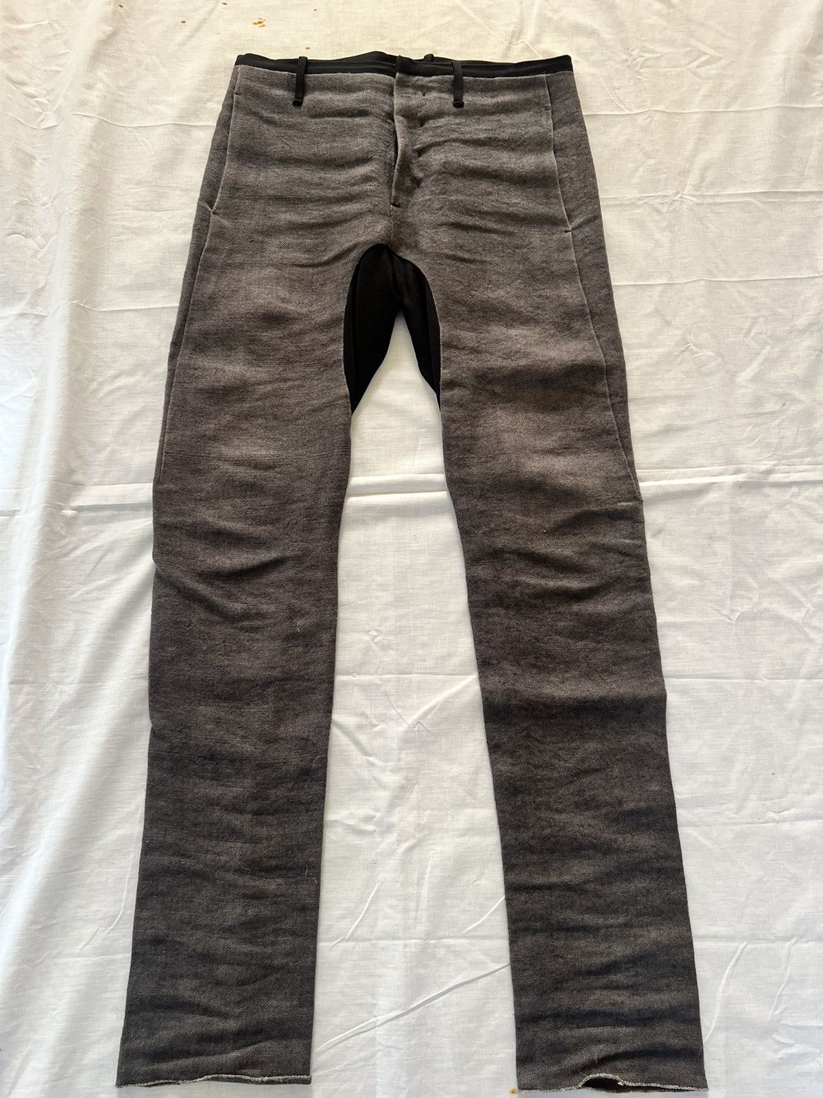image of Label Under Construction Bread Bags Slim Pants in Grey, Men's (Size 32)