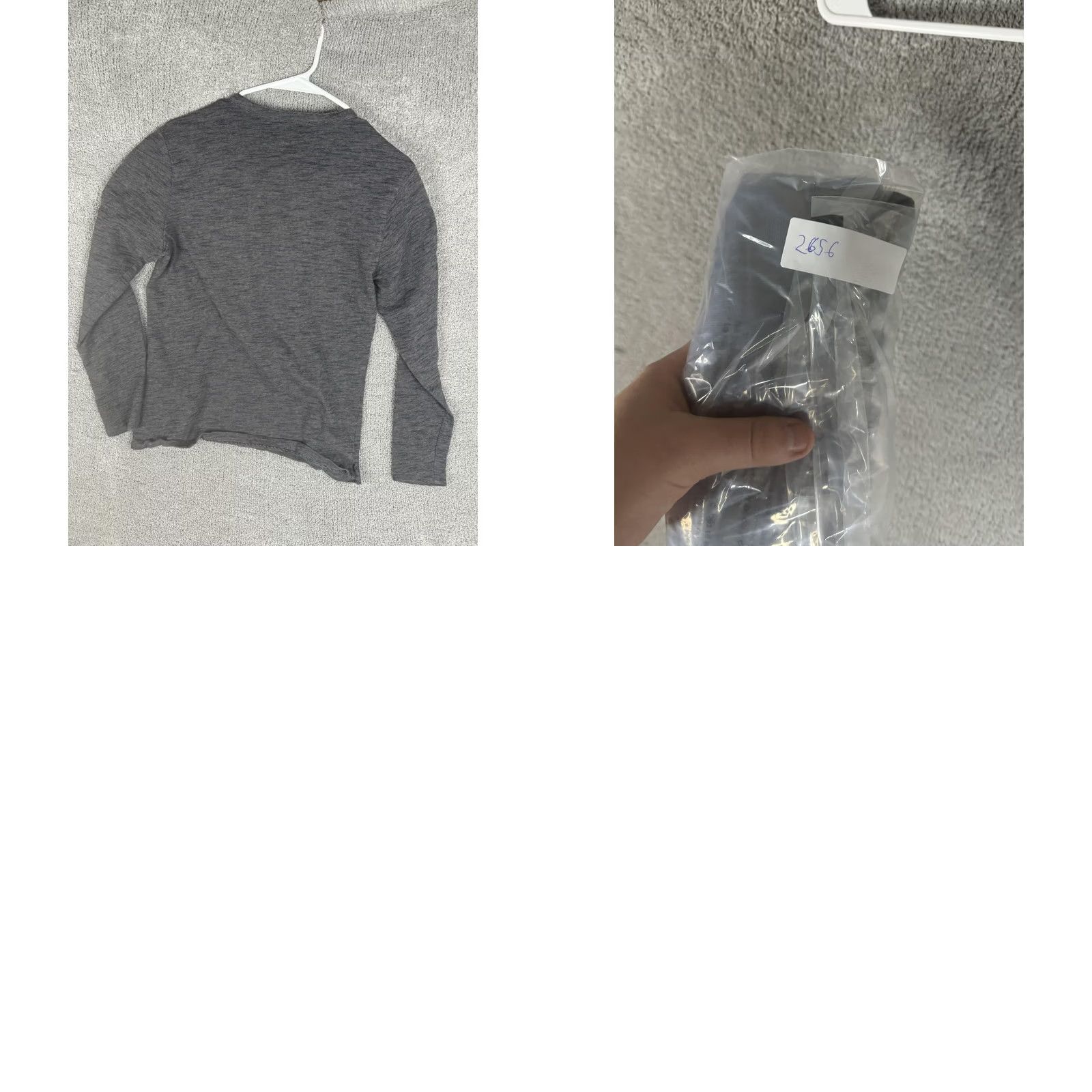 Vintage Robert Barakett Shirt Mens Small Gray Henley Long Sleeve Casual Tee Top Size US S / EU 44-46 / 1 - 8 Thumbnail