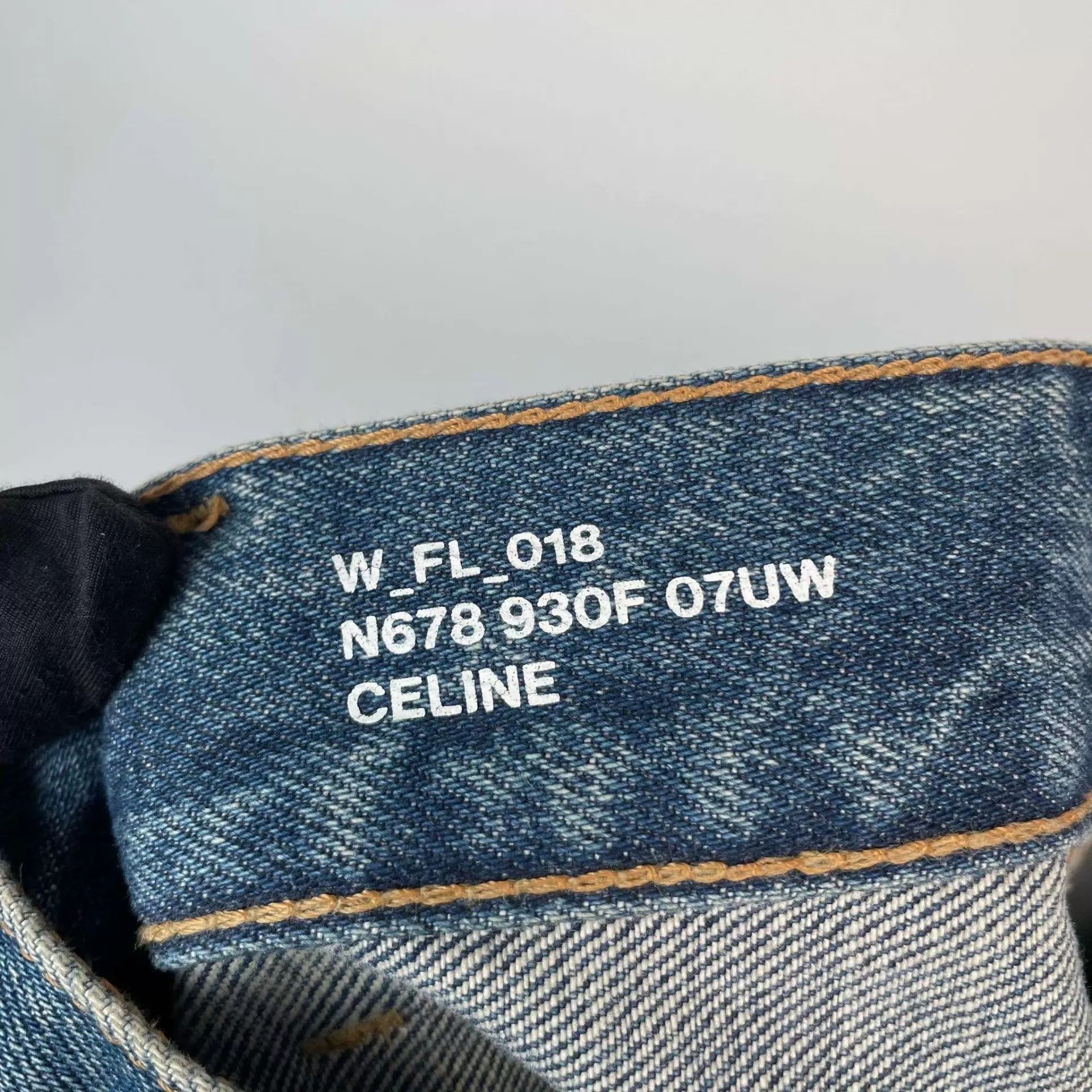 Celine Celine Denim Triumph Arc Pants 25 Blue 95 New Size 25" / US 0 / IT 36 - 5 Thumbnail