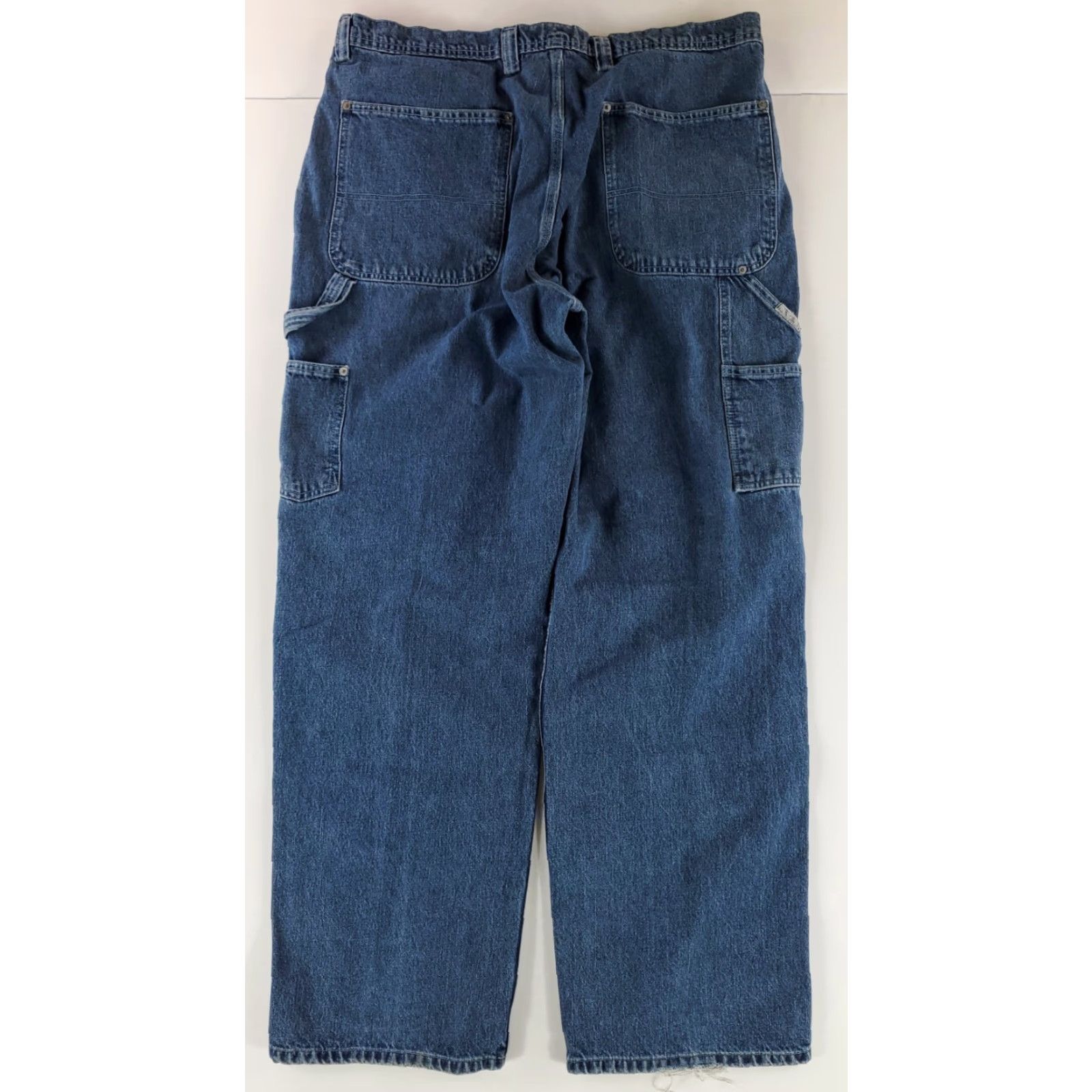 Polo Ralph Lauren Polo Jeans Ralph Lauren Cargo Blue Jeans Welders Carpenter Baggy Mens 40x34 Blue 40 Mens 34 Inseam Regular Wide-Leg Size US L / EU 52-54 / 3 - 6 Thumbnail