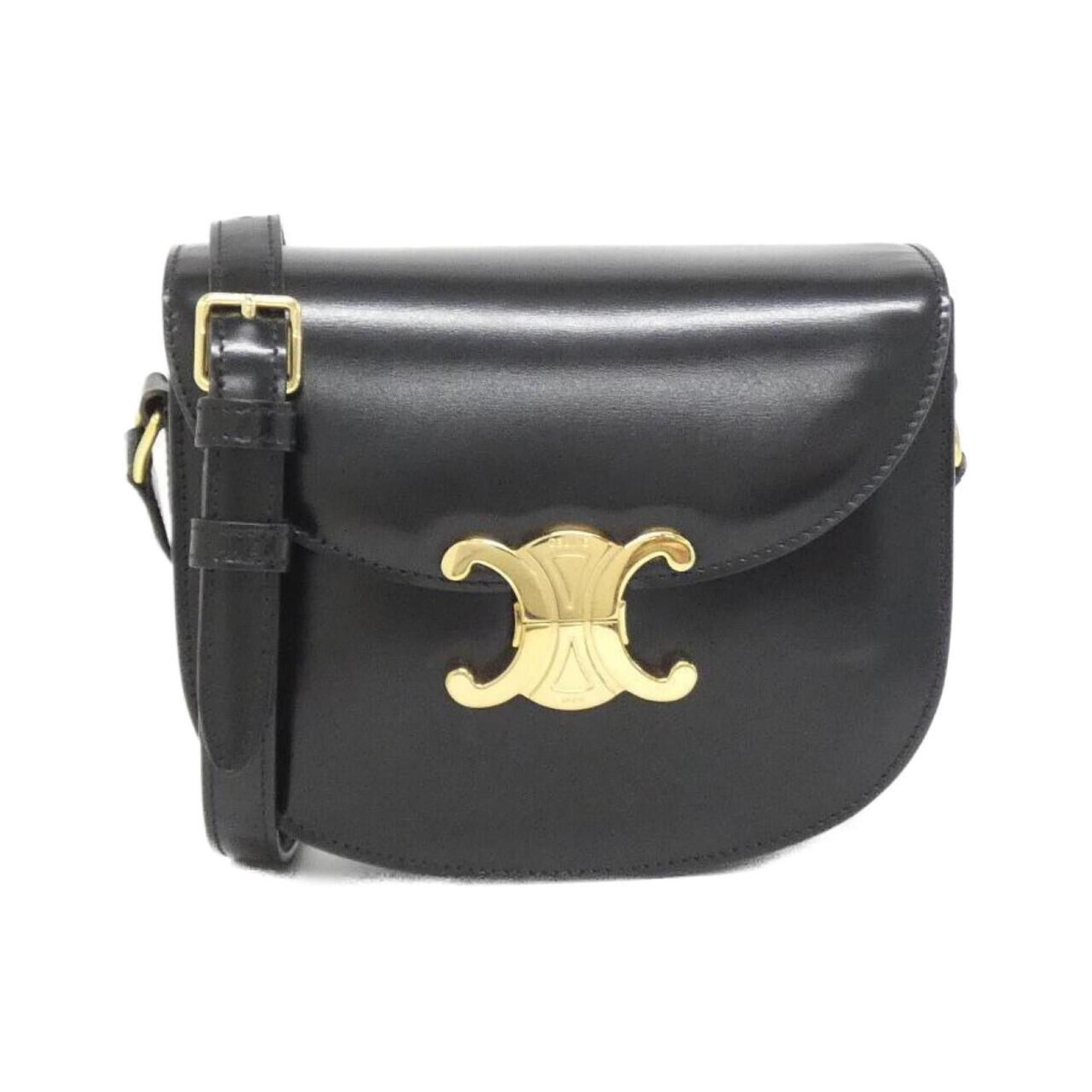 Celine Buzas Claire 110413Bf4 Shoulder Bag in Black, Women's