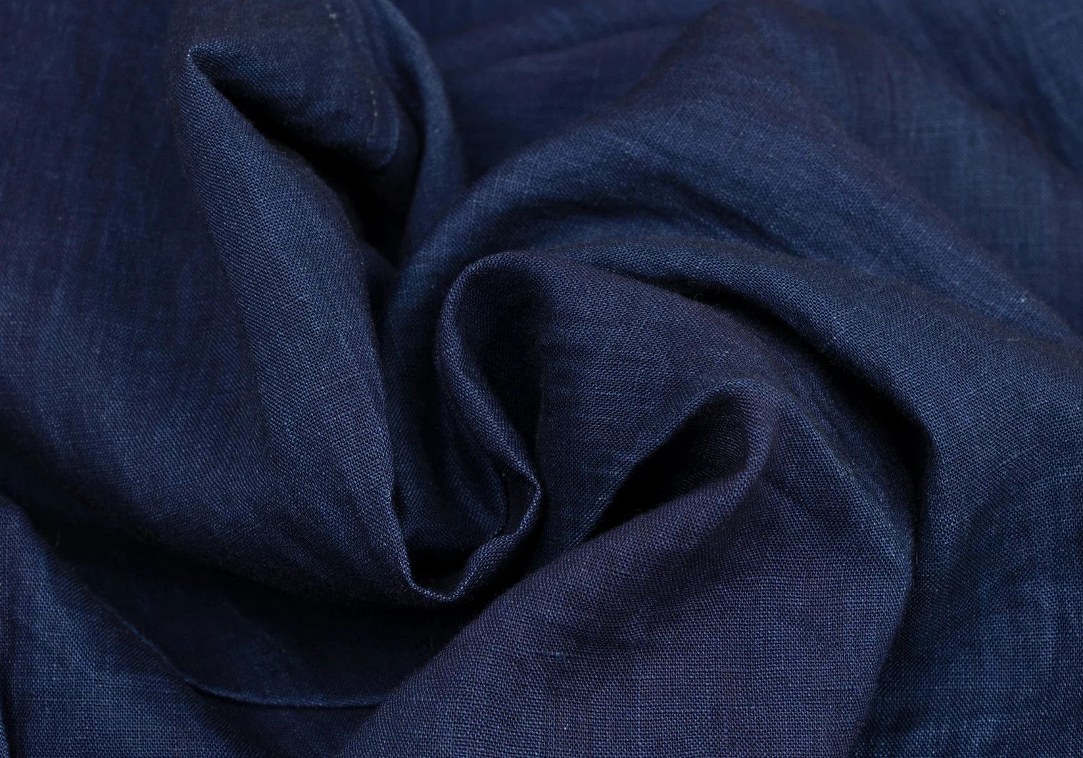 Yohji Yamamoto Yohji Yamamoto Indigo Linen Random Tuck Pants Size US 34 / EU 50 - 14 Thumbnail