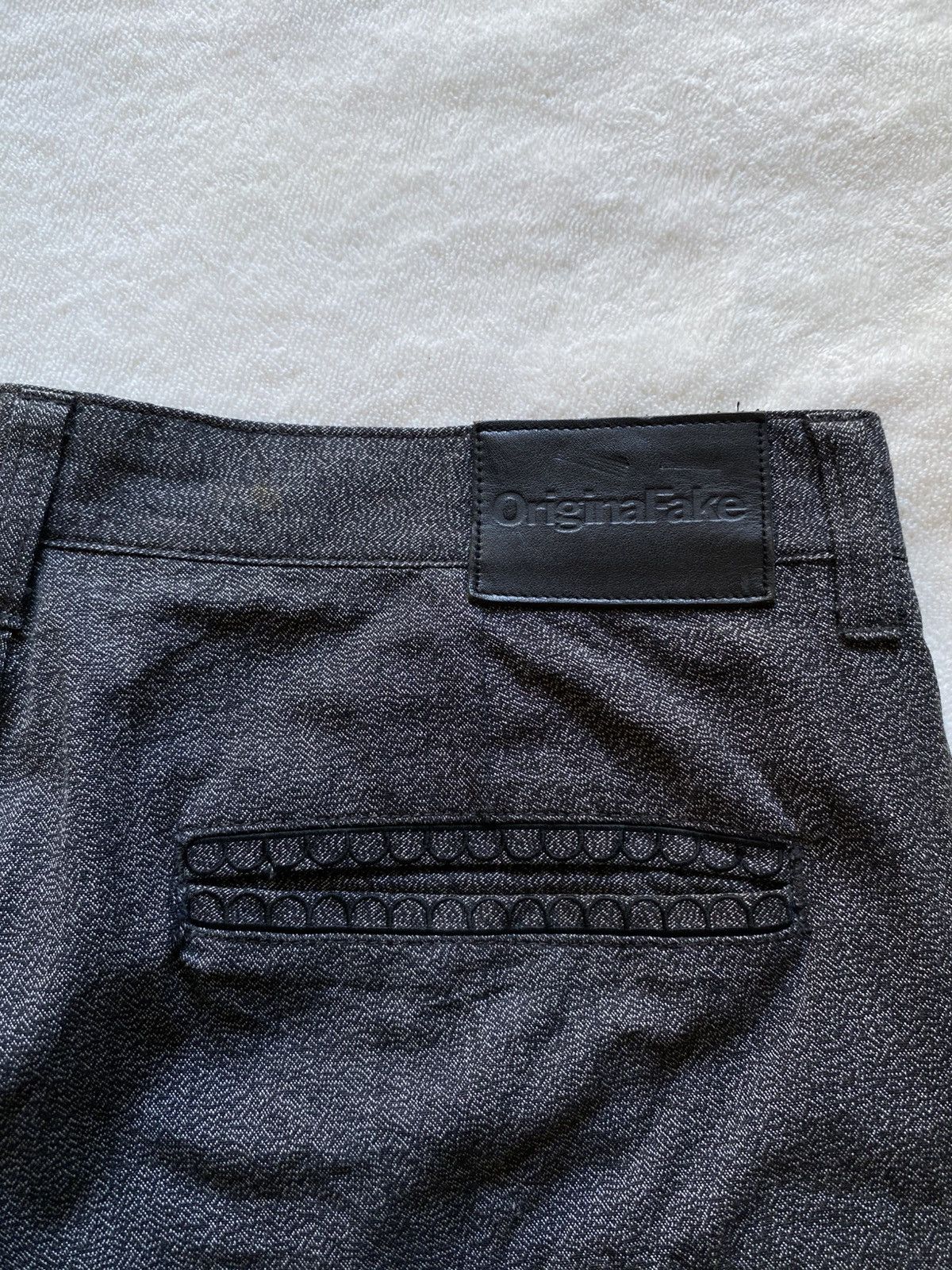 Original Fake Original Fake Kaws Dark Gray Chomper Teeth Fading Pants Size US 32 / EU 48 - 10 Thumbnail