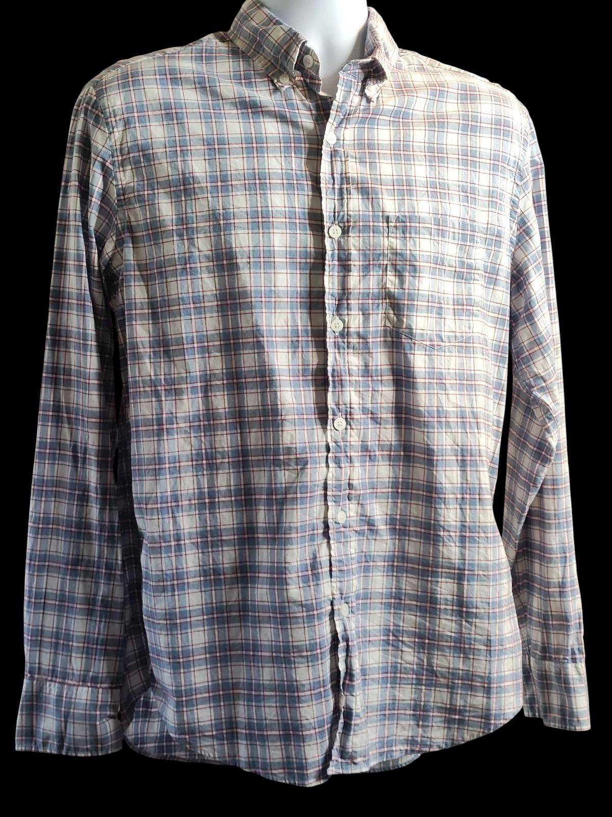 J.Crew J. Crew Men's Long Sleeve Button-Down Plaid Shirt Size US M / EU 48-50 / 2 - 2 Thumbnail