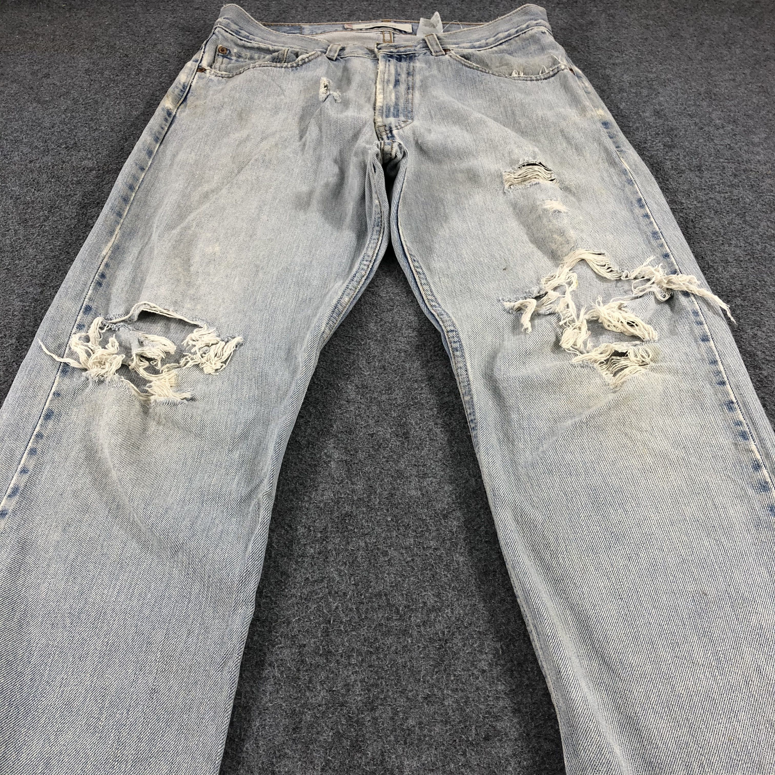 Levi's Vintage Levis Jeans Lot 505 Light Washed Denim-J1011 Size US 32 / EU 48 - 3 Thumbnail