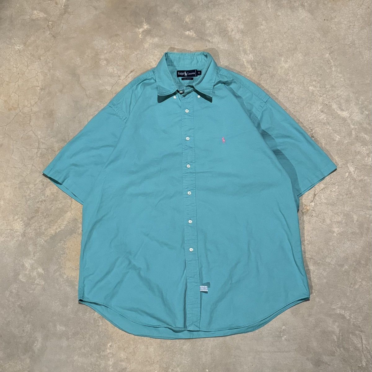 Polo Ralph Lauren Vintage 1990s Polo Ralph Lauren Pony Logo Button Up Shirt Size US XL / EU 56 / 4 - 1 Thumbnail