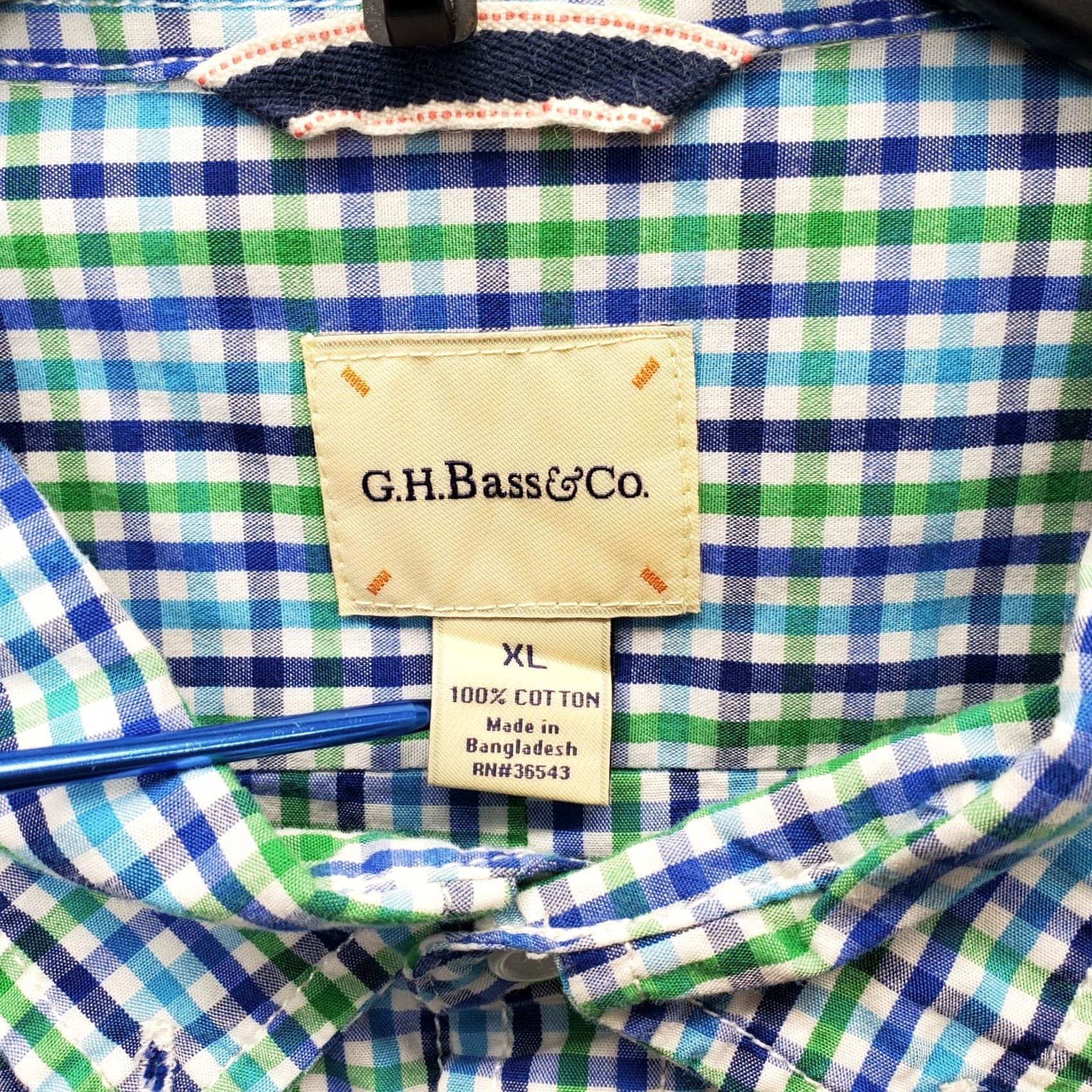 Vintage G.H. Bass & Co. Shirt Mens XL Multi Plaid Button Down Long Sleeve Casual Shirt Size US XL / EU 56 / 4 - 7 Thumbnail