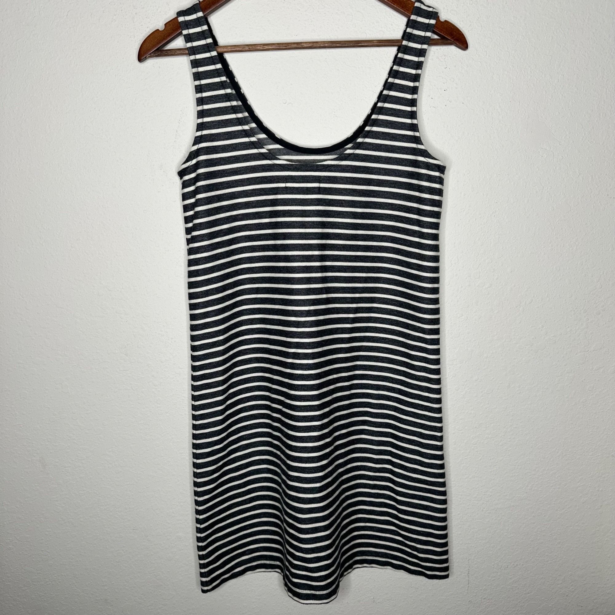 Madewell Madewell Striped Tank Dress black, white Sz XS Size XS / US 0-2 / IT 36-38 - 4 Thumbnail