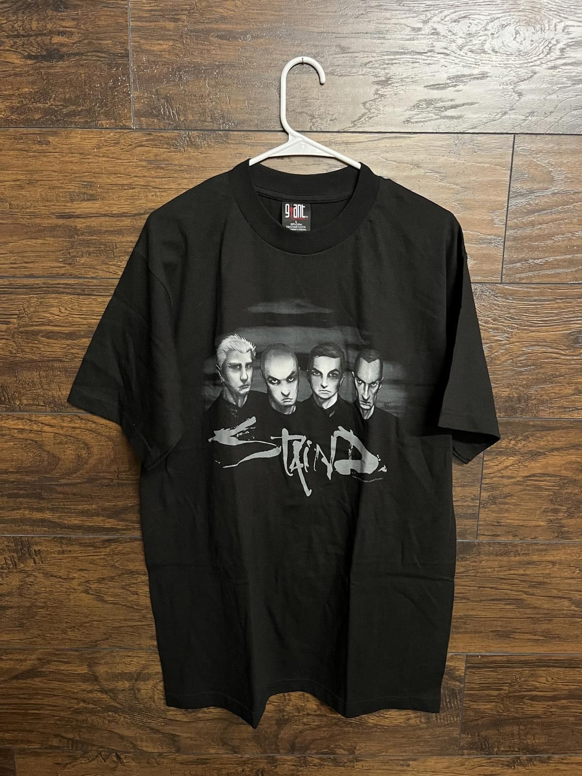 Giant VTG Staind Band Tee - Illustration Aaron Lewis Giant Tag -L Size US L / EU 52-54 / 3 - 1 Thumbnail