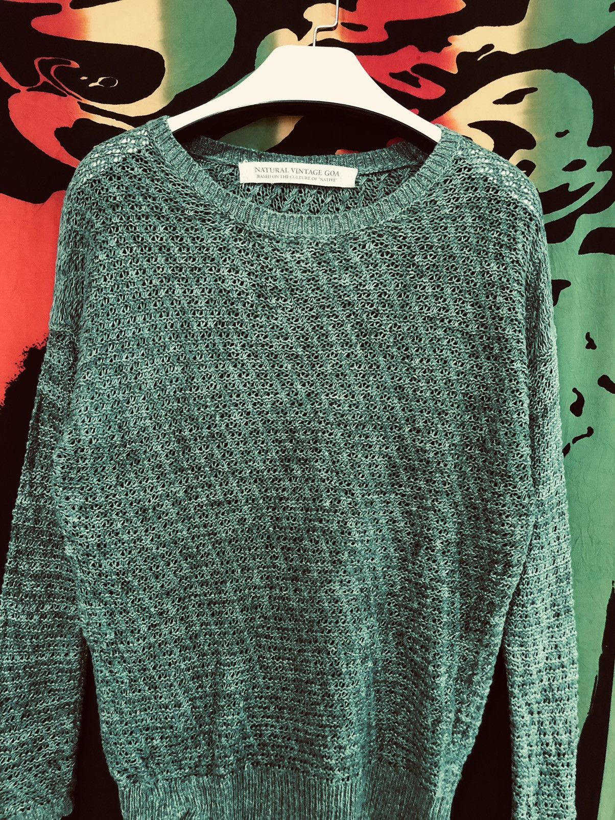 If Six Was Nine × Japanese Brand × Native GOA culture of Native fishnet sweater Size US M / EU 48-50 / 2 - 3 Thumbnail