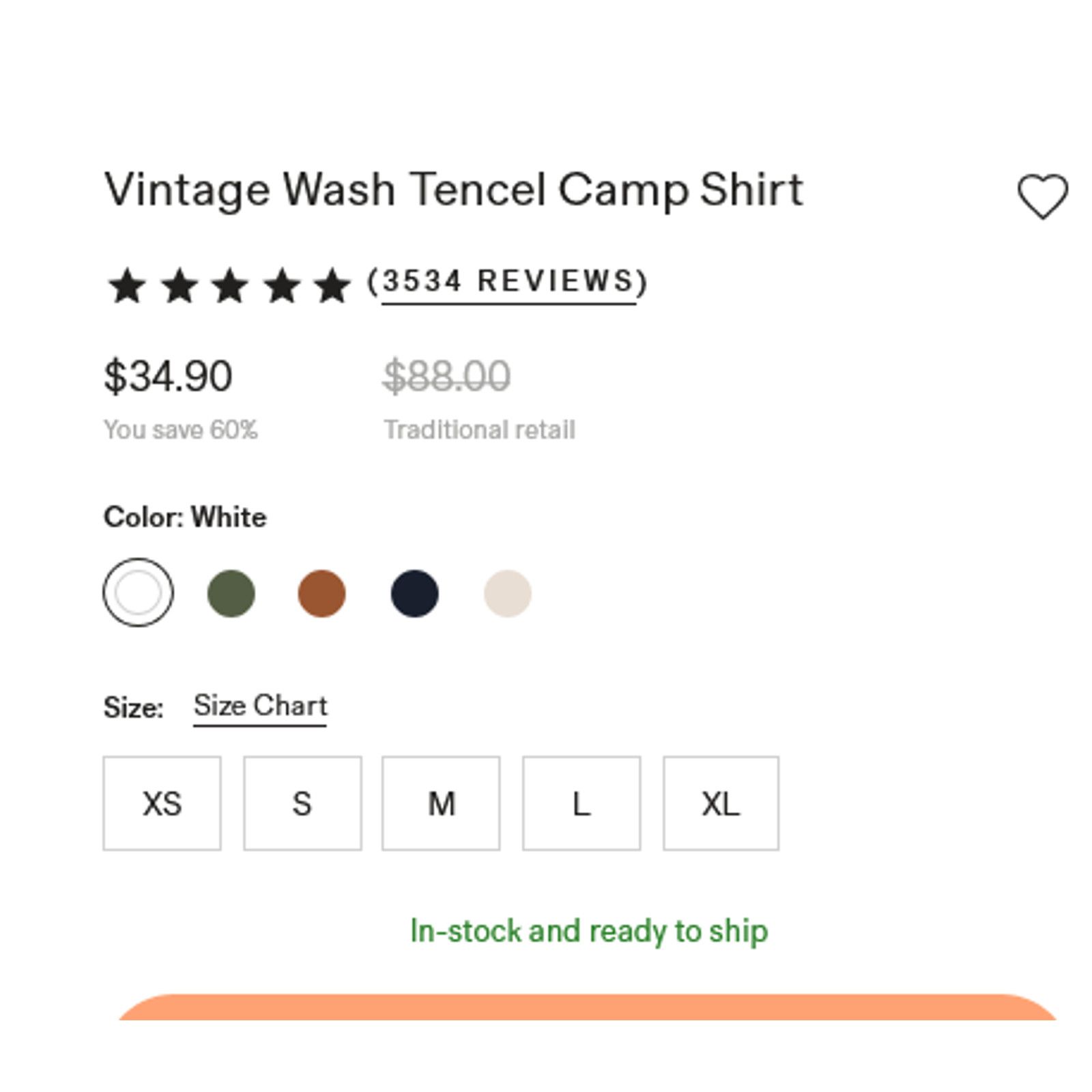Quince Quince Vintage Wash Tencel Camp Shirt Size s NWT Size L / US 10 / IT 46 - 7 Thumbnail