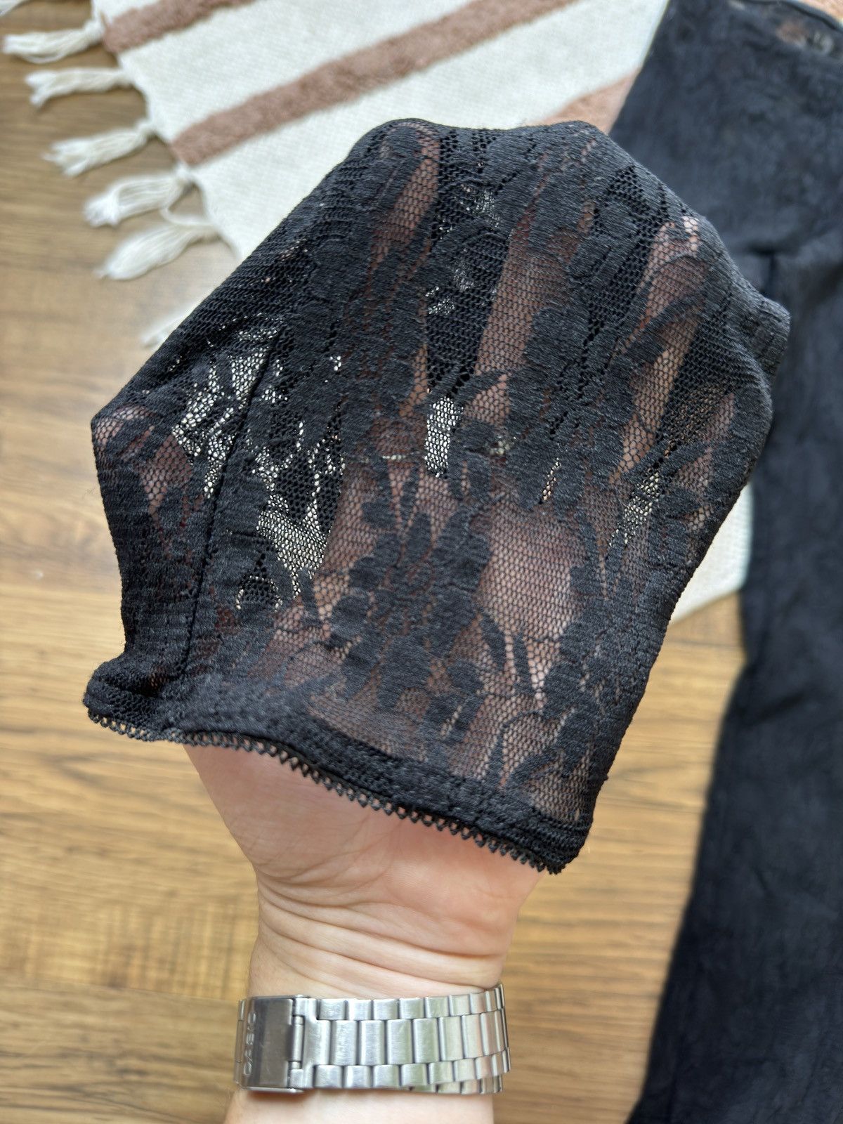 Japanese Brand × Vintage GUIPURE LACE RUCHES MESH BREECHES Size 30" / US 8 / IT 44 - 4 Thumbnail