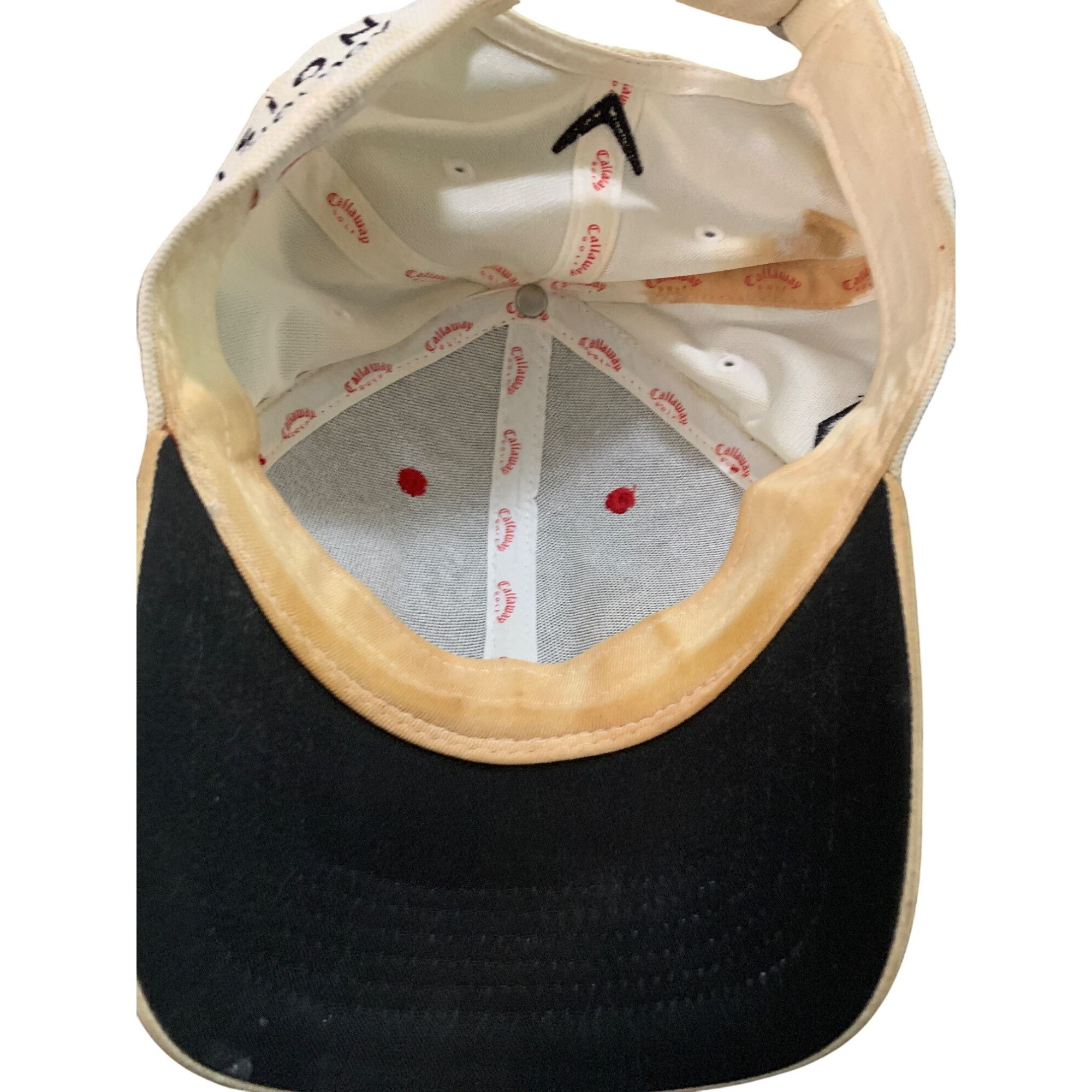 Callaway Golf 18. Baseball Cap Calloway Golf Red White Embrodery Size ONE SIZE - 5 Thumbnail