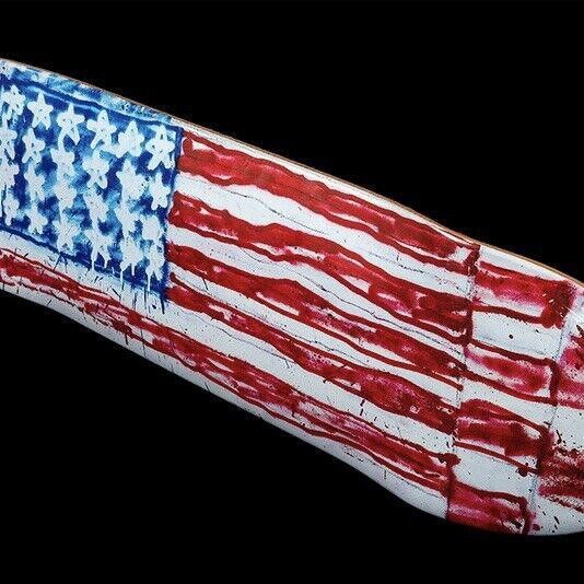 TAKASHI MURAKAMI X MADSAKI FLAG SKATEBOARD DECK COMPLEXCON