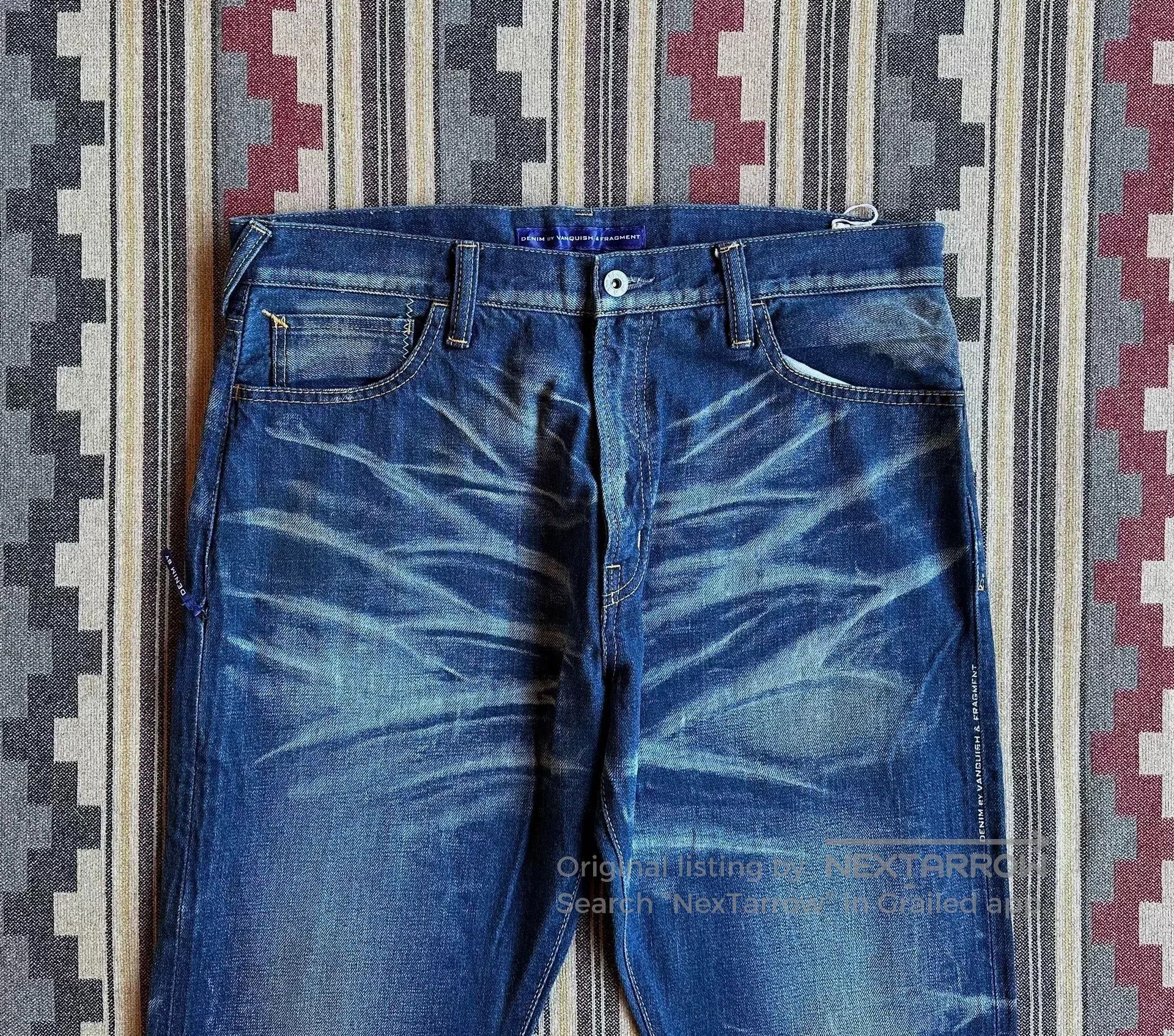 Vanquish vintage distressed denim by vanquish fragment. Size US 36 / EU 52 - 3 Thumbnail