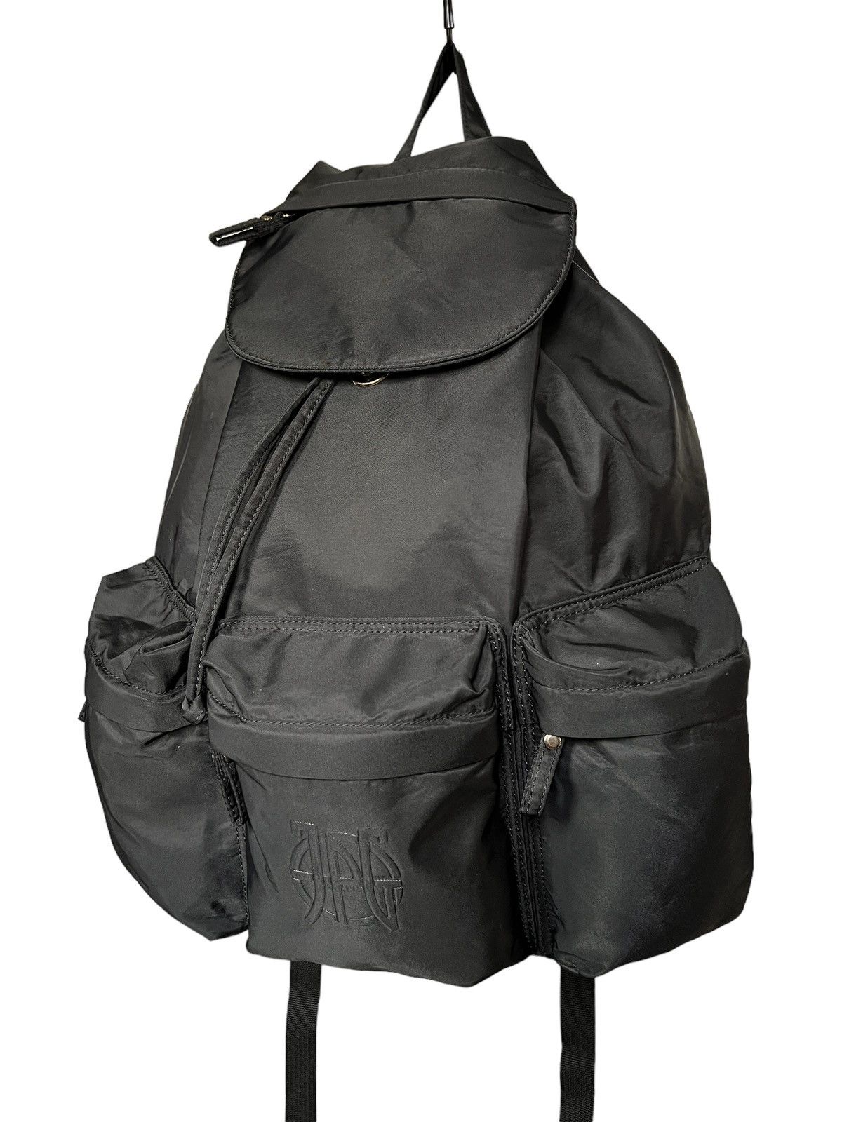Jean Paul Gaultier 1990 Jean Paul Gaultier Embossed Logo Tanker Backpack Size ONE SIZE - 2 Thumbnail