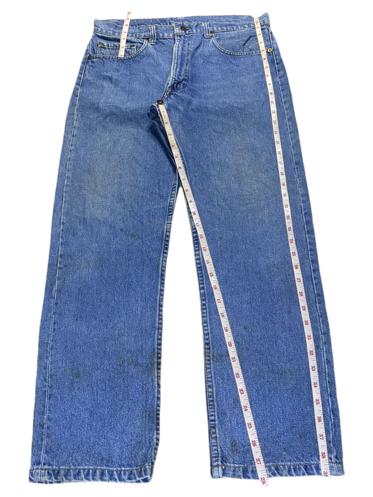 Levi's × Vintage Vintage 70s Levis Blue Wash Grunge Style Jeans Size US 33 - 13 Thumbnail