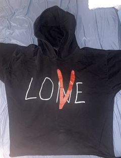 Vlone love cheap hoodie black