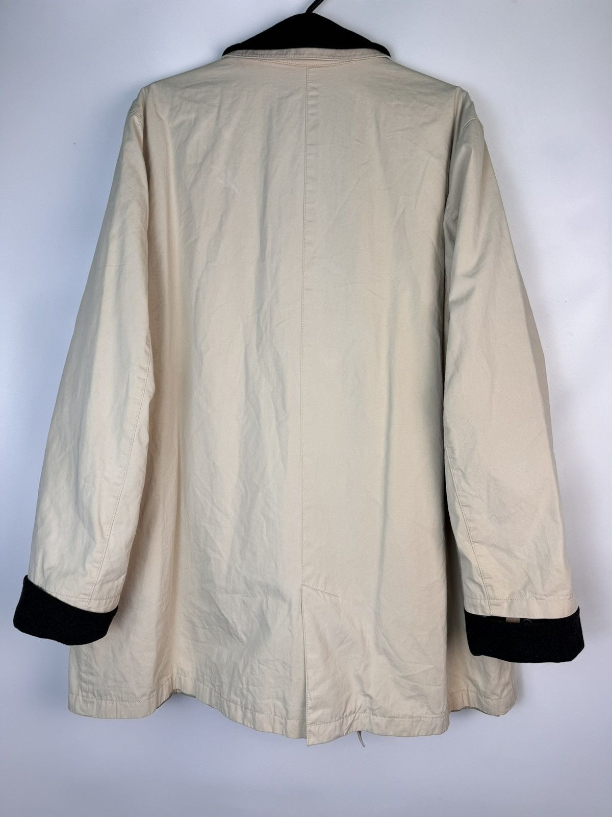 Burberry × Vintage Authentic Vintage Burberry Lined Nova Check Women’s Coat Size L / US 10 / IT 46 - 2 Thumbnail