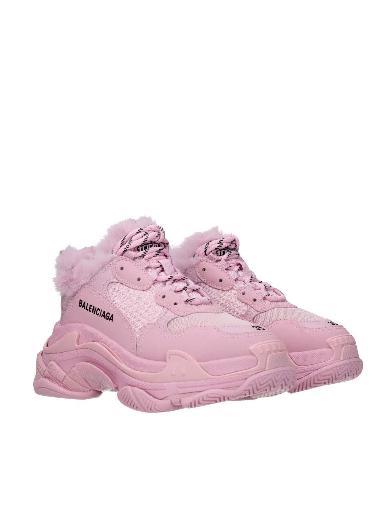 image of Balenciaga Triple S, Retail Shoes in Pink, Women's (Size 10)