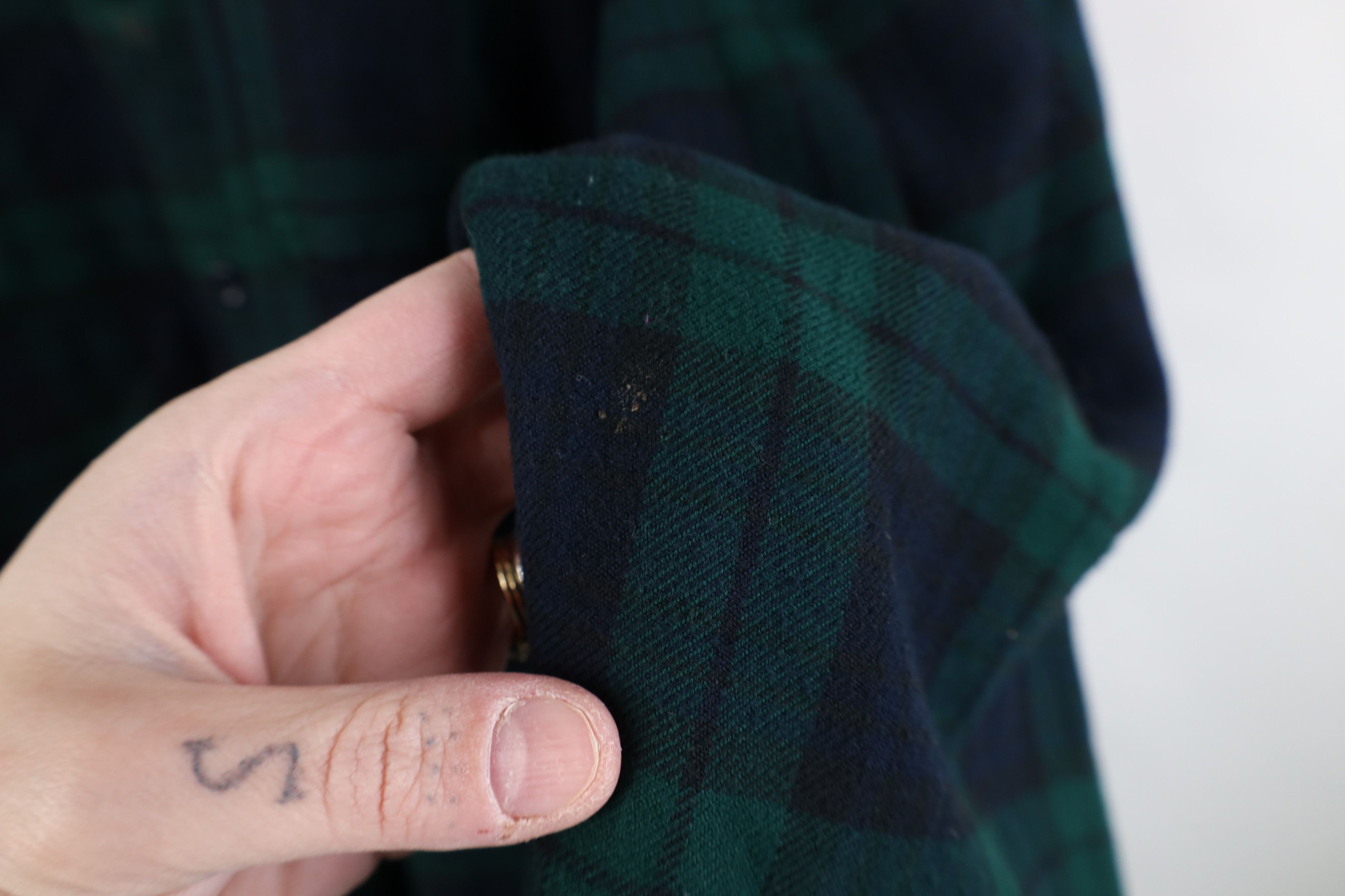 L.L. Bean Vintage LL Bean Fleece Lined Flannel Button Shirt Jacket Size US XXL / EU 58 / 5 - 6 Thumbnail
