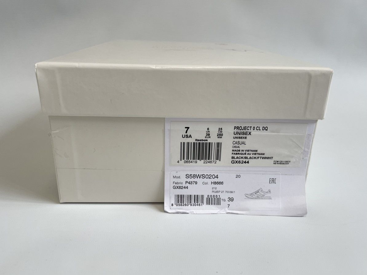 Maison Margiela × Reebok ‘Project 0 CL’ Painted Tabi Sneakers Size US 9 / IT 39 - 19 Thumbnail