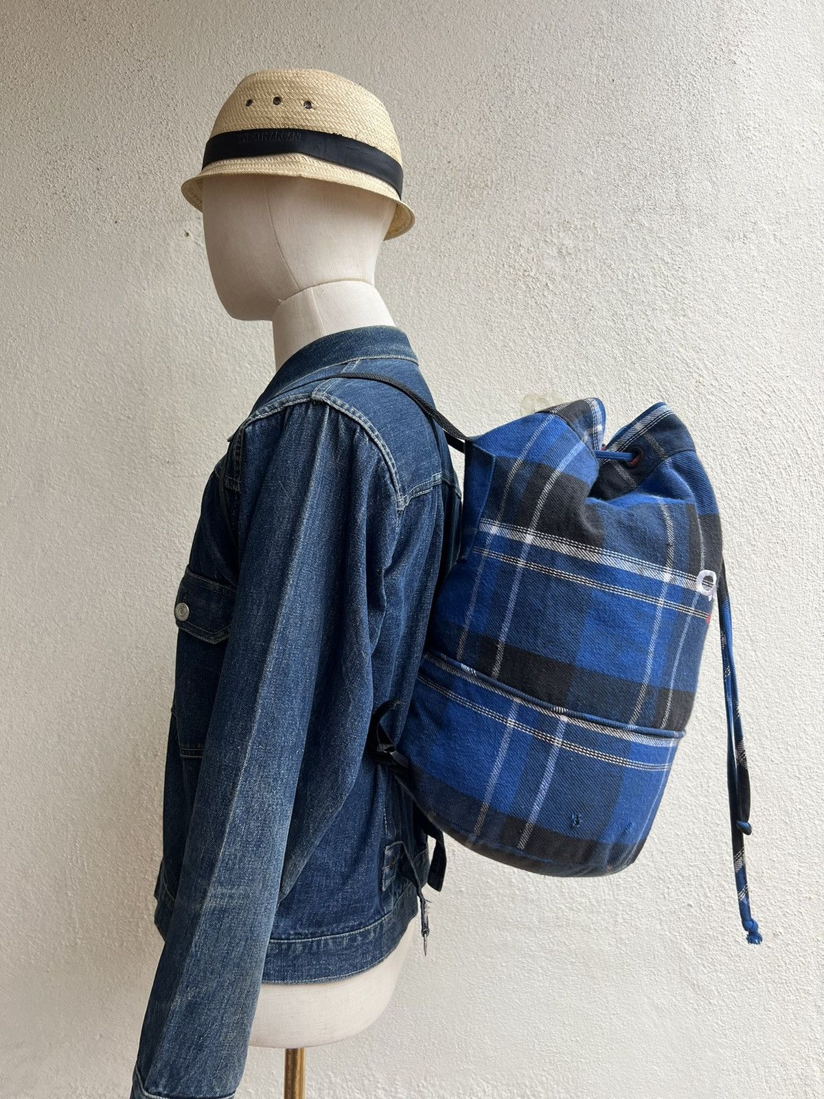 Quiksilver Vintage 80s 90s Quiksilver Tartan Spell Out Backpack Bag Size ONE SIZE - 23 Thumbnail