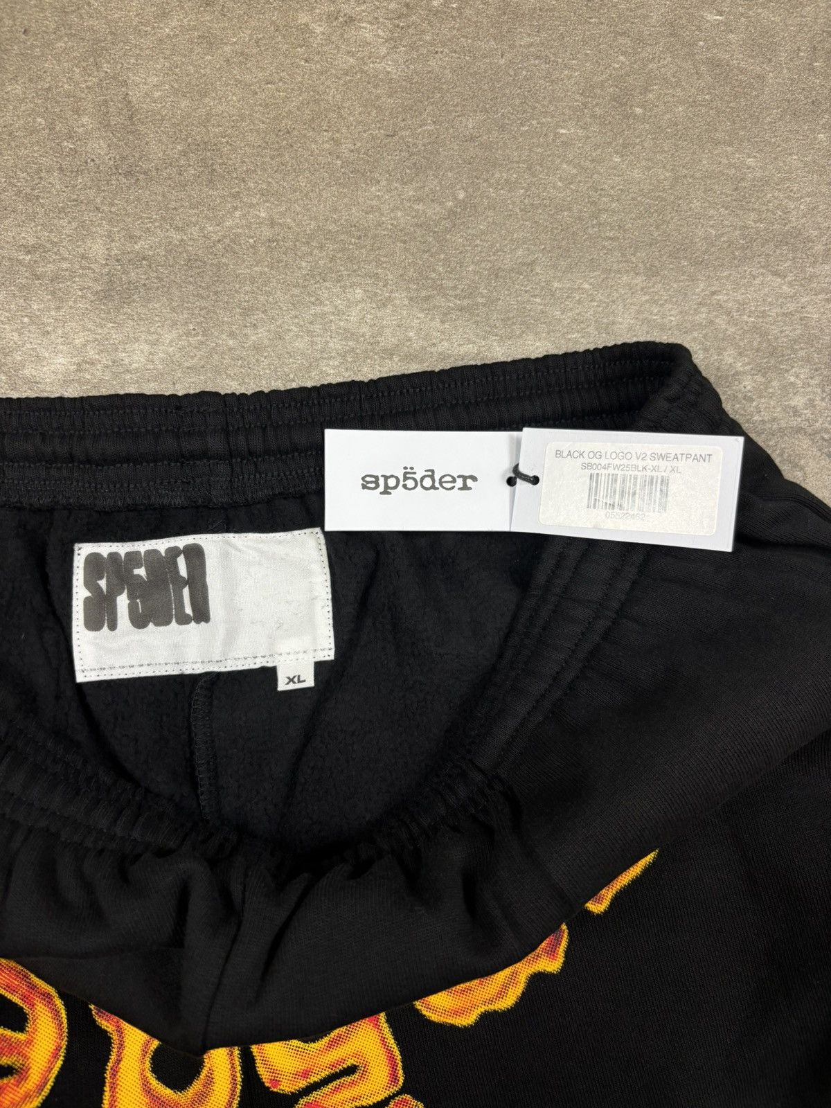 Sp5der Sp5der OG Logo V2 Sweatpants, Black Size US 36 / EU 52 - 5 Thumbnail