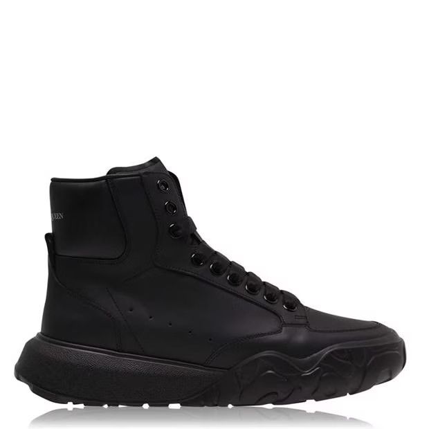 image of Alexander Mcqueen O1G2R1Mq0324 High Top Sneakers In Black, Men's (Size 9)