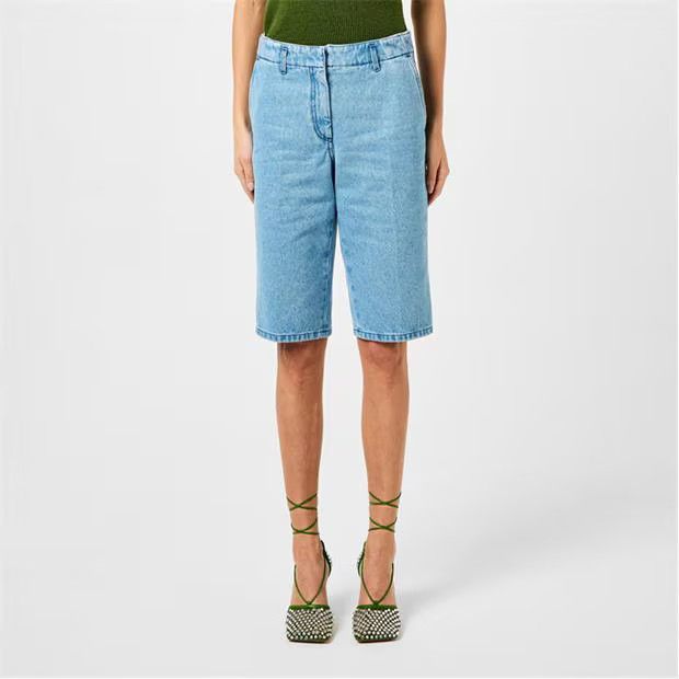 Dries Van Noten o1g2r1mq1024 Denim Shorts in Denim Blue Size 27" / US 4 / IT 40 - 3 Thumbnail