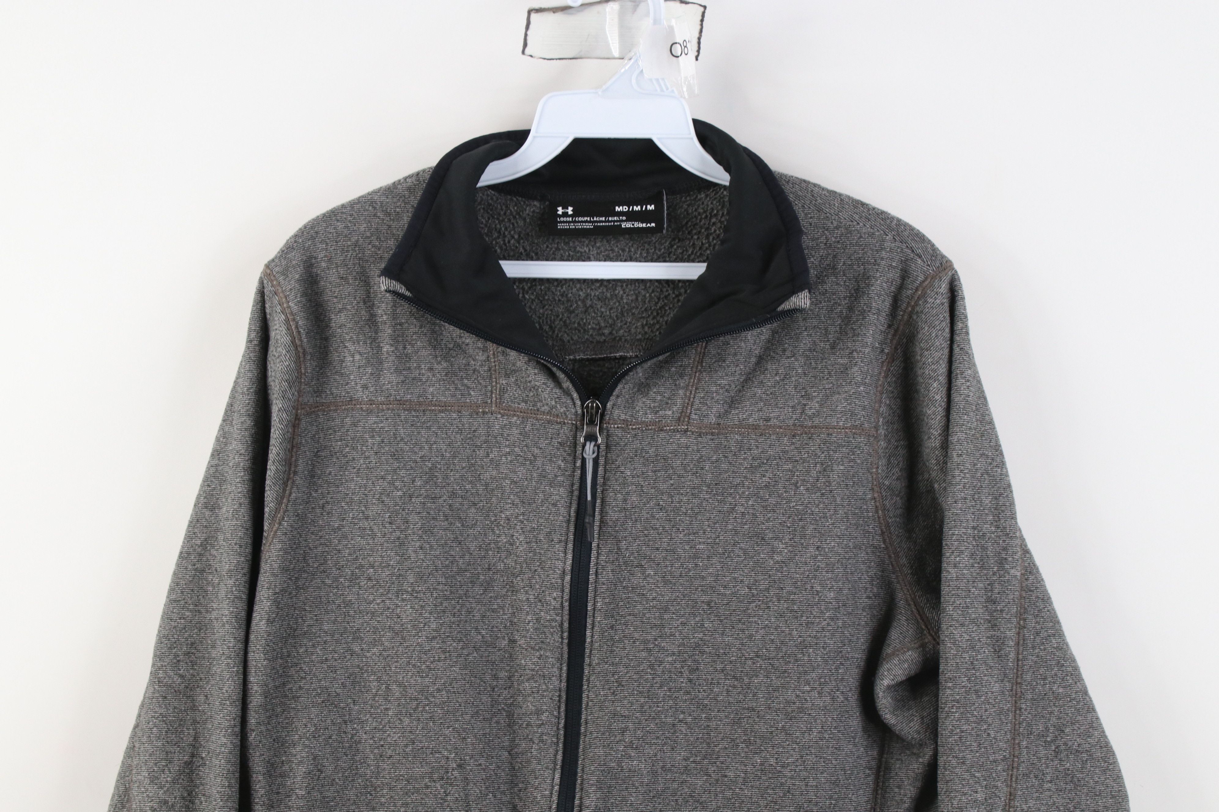 Under Armour Under Armour ColdGear Fleece Full Zip Sweater Jacket Gray Size M / US 6-8 / IT 42-44 - 2 Thumbnail