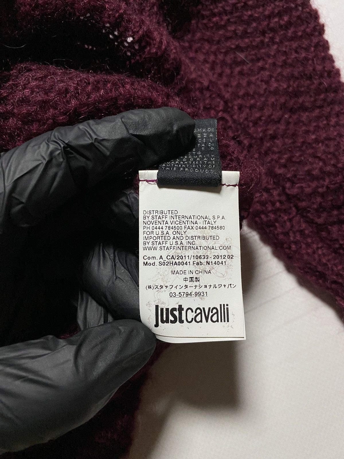 Just Cavalli Just Cavalli mohair blend lace-up knit sweater Size S / US 4 / IT 40 - 5 Thumbnail
