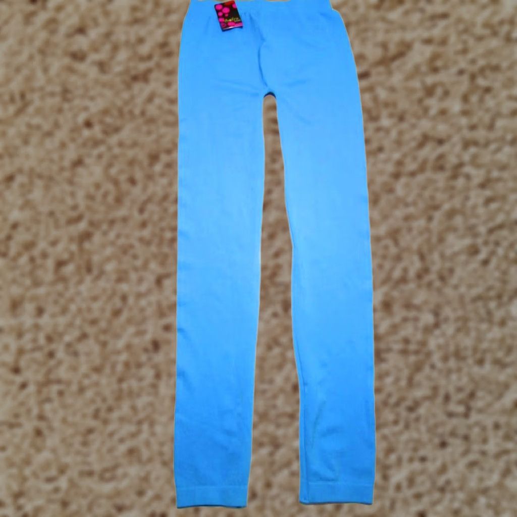 Vintage Sofra Leggings Womens One Size Blue Casual Stretch Jegging NWT Size 42" / US 20 - 1 Thumbnail