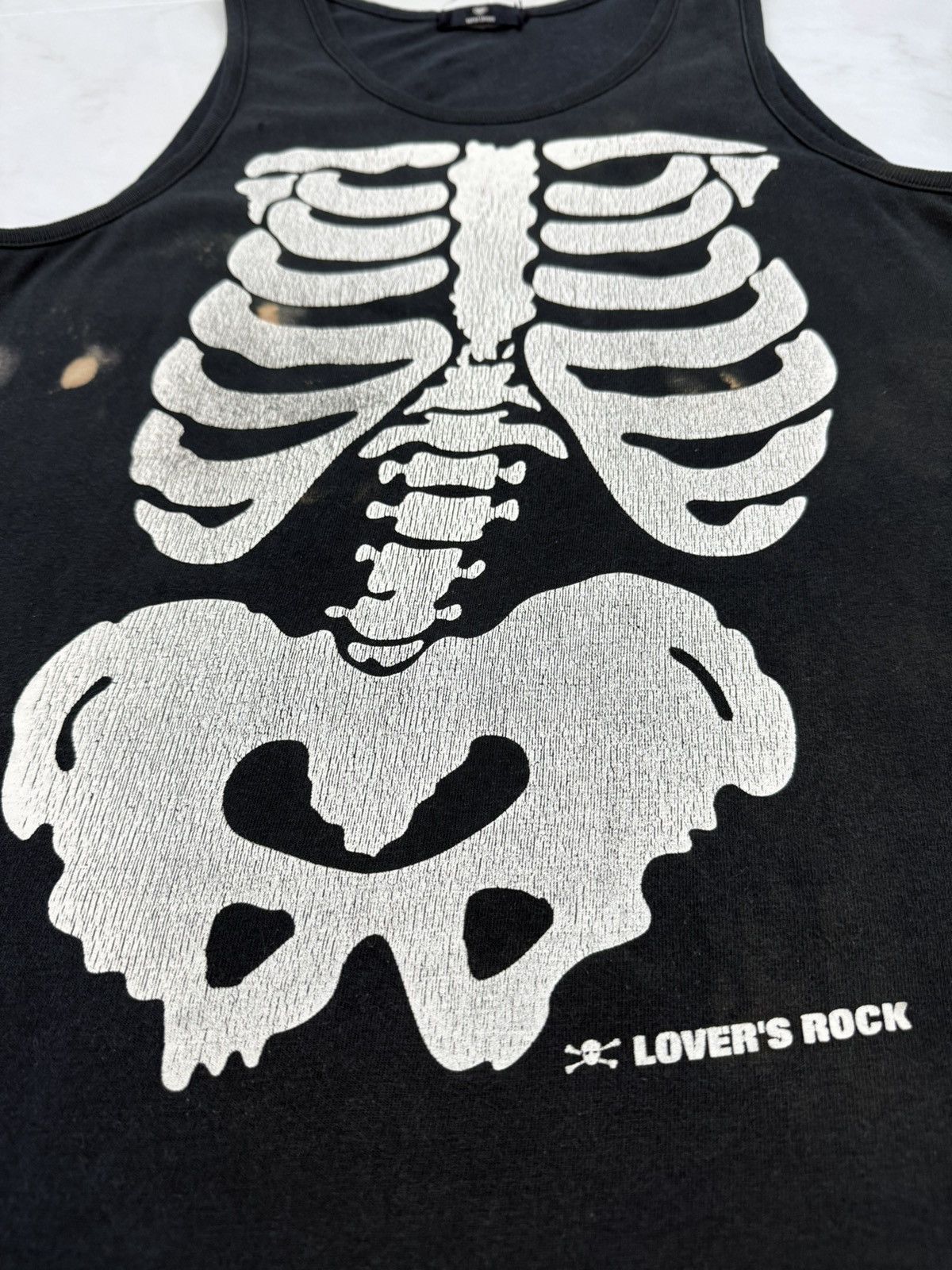 Super Lovers Vintage Lovers Rock Skull Body Anatomy Cross Bones Tank Top Size US M / EU 48-50 / 2 - 4 Thumbnail