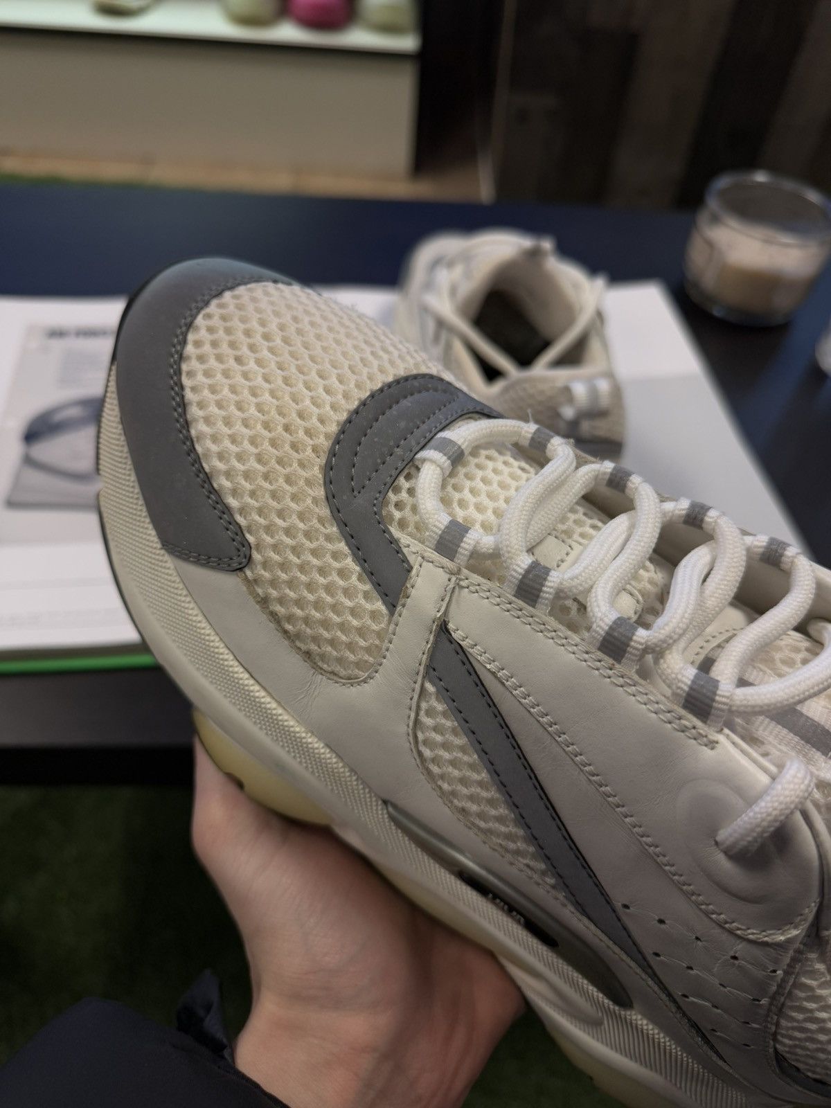 Dior Dior B22 White Low Top Sneakers 43EU/10US Worn Size US 10 / EU 43 - 10 Thumbnail